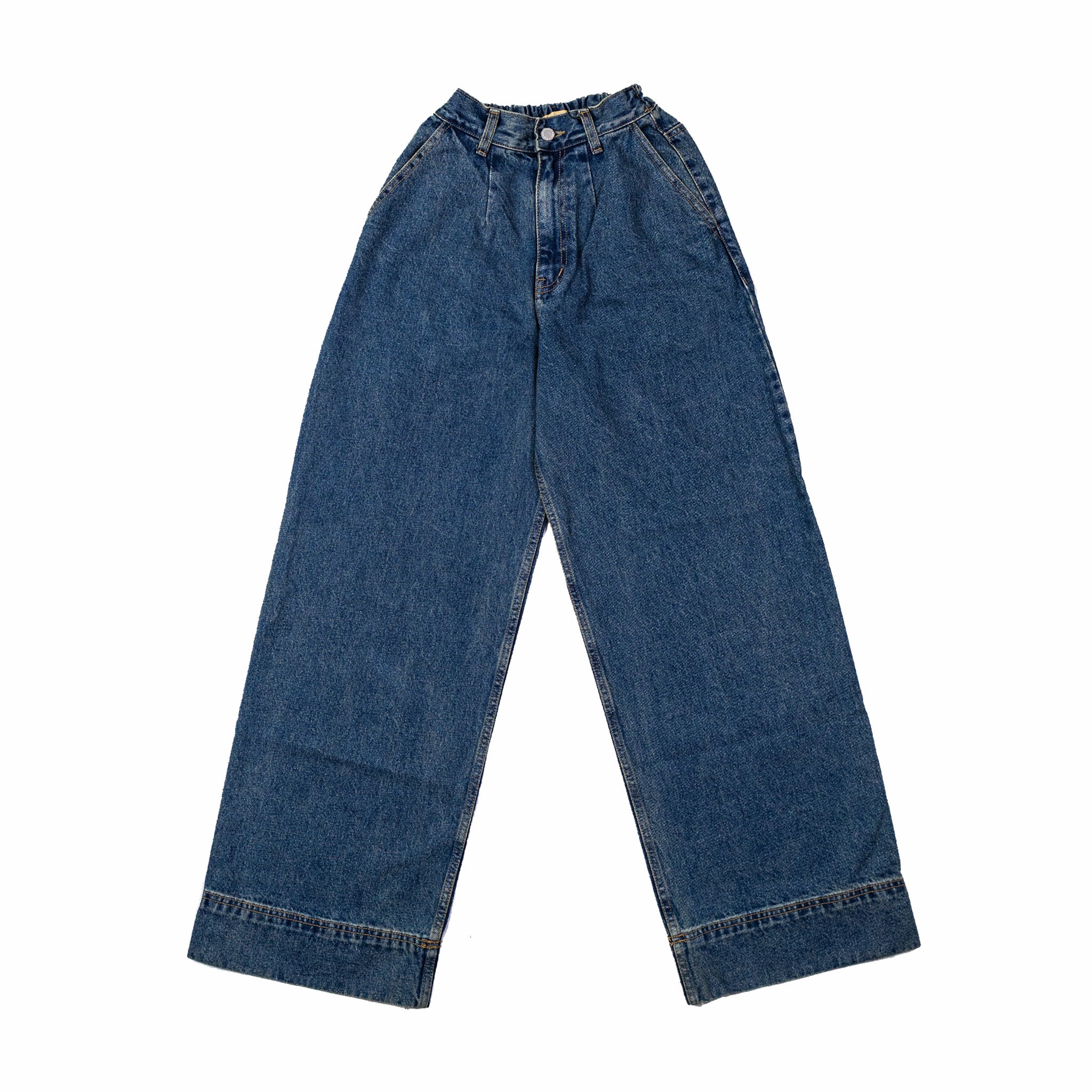 Estudio Niksen Big Hem Blue Denim Jeans
