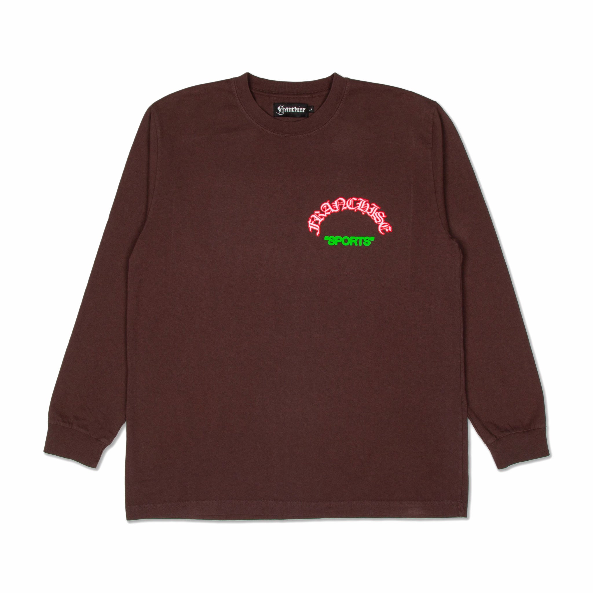 Franchise Shoot & Run Long Sleeve Tee - Brown