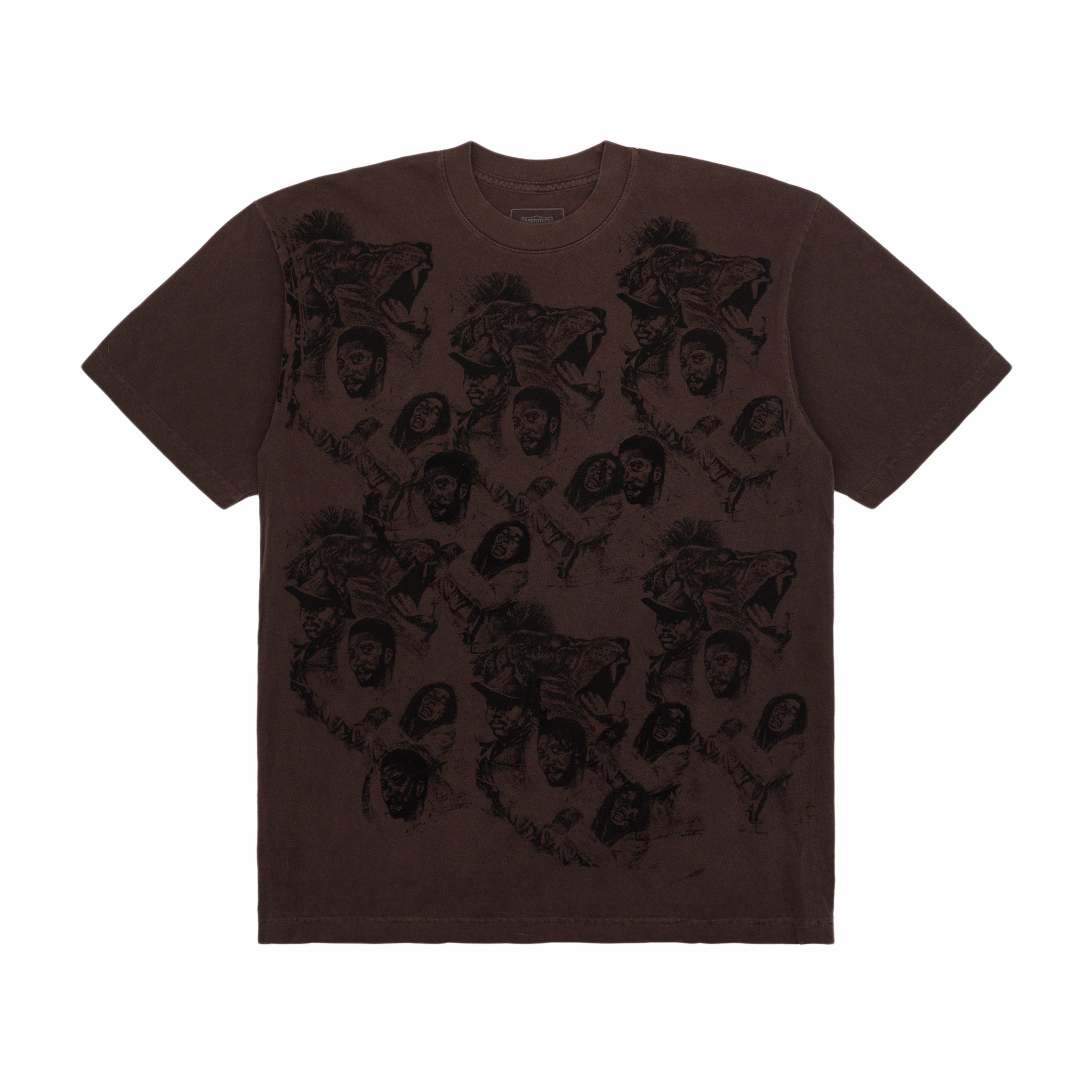 INTREPID World Peace Tee in Washed Brown