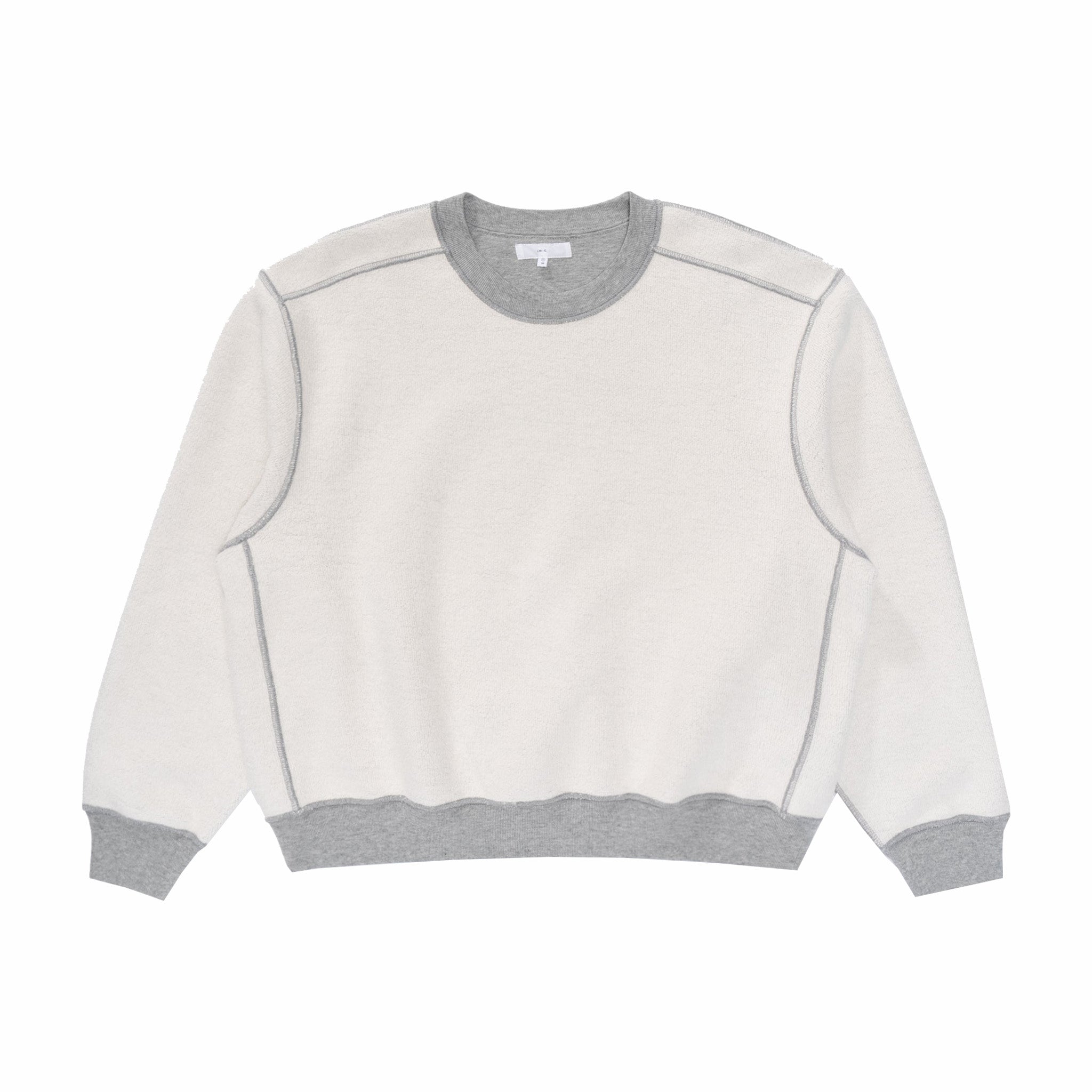 Lady White Co. Reverse Heather Grey Mini Crewneck Tee