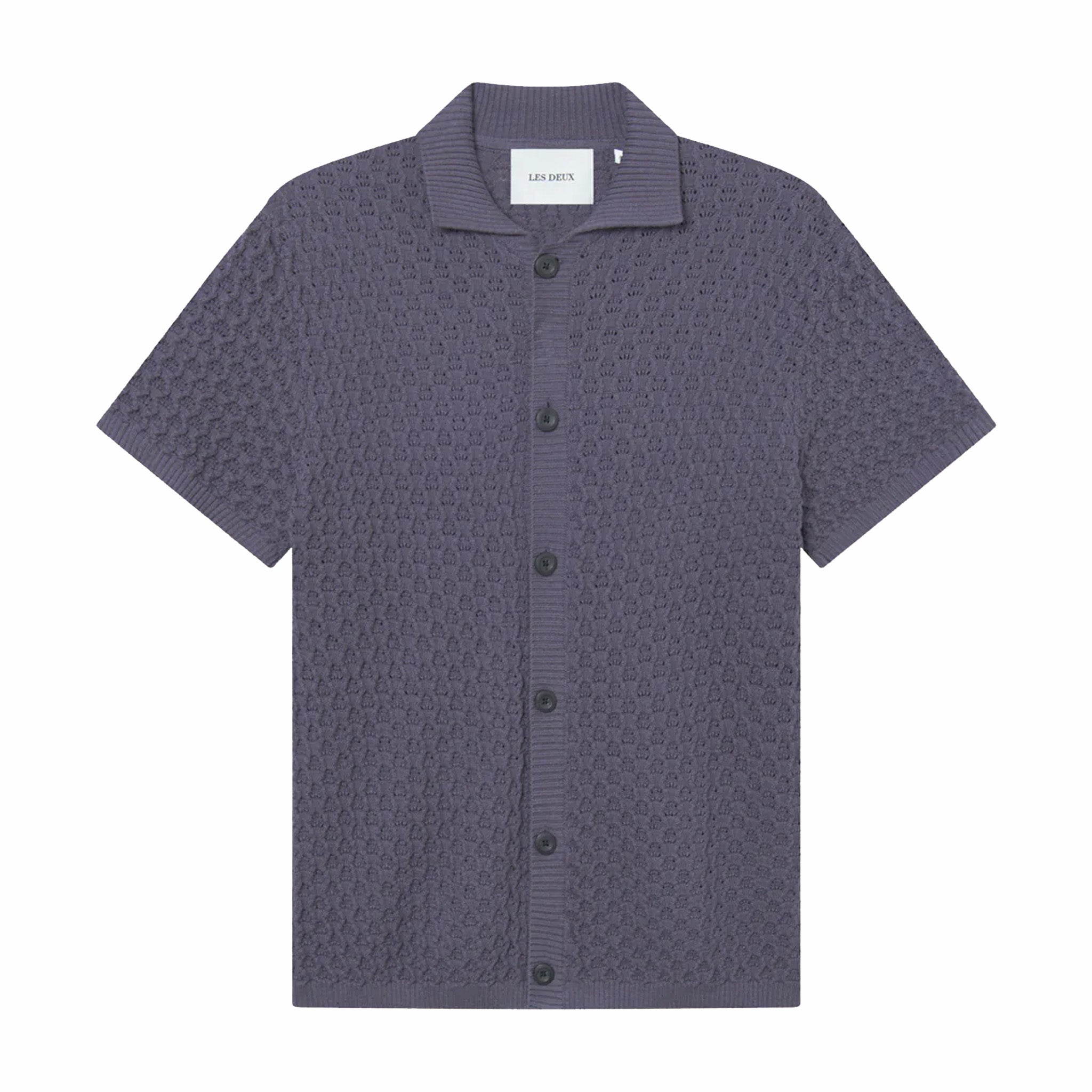 Les Deux Gespertus Grey Knit Shirt – Summer Essential