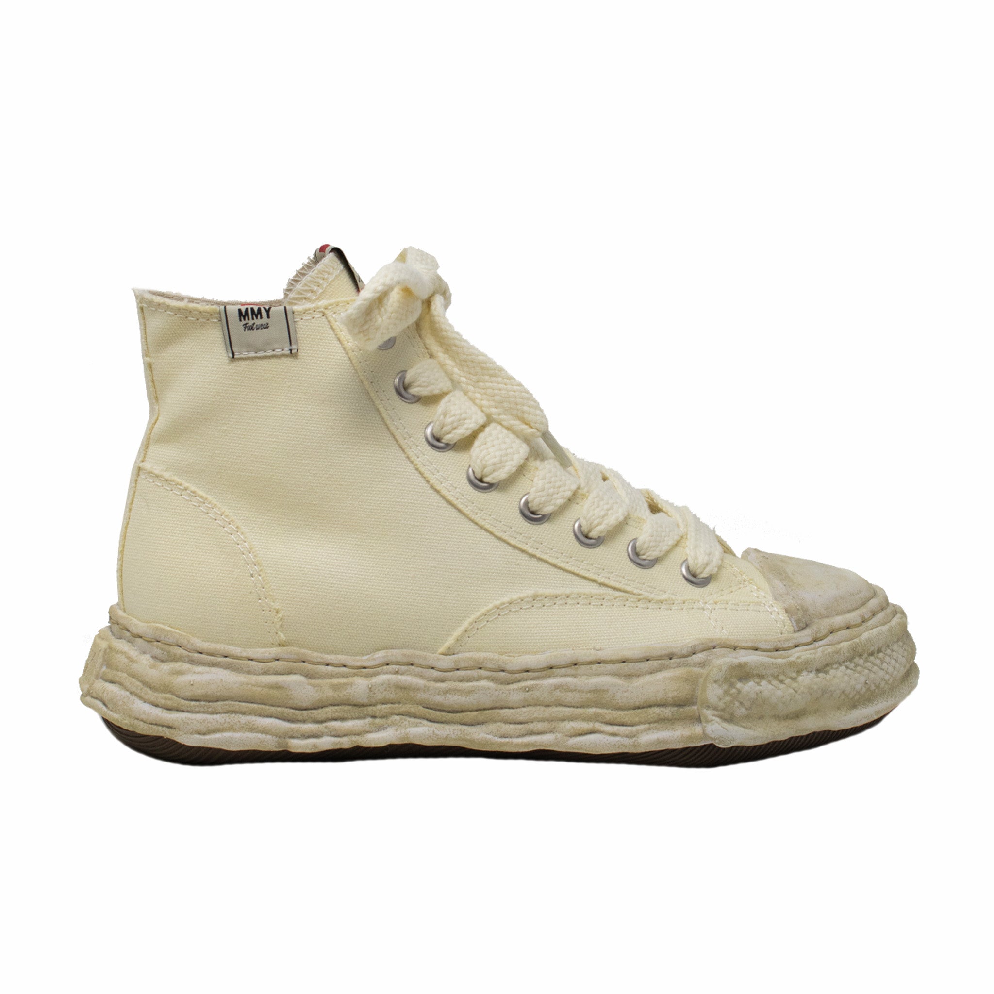 Maison Mihara Yasuhiro OG High-Top Canvas Sneakers White