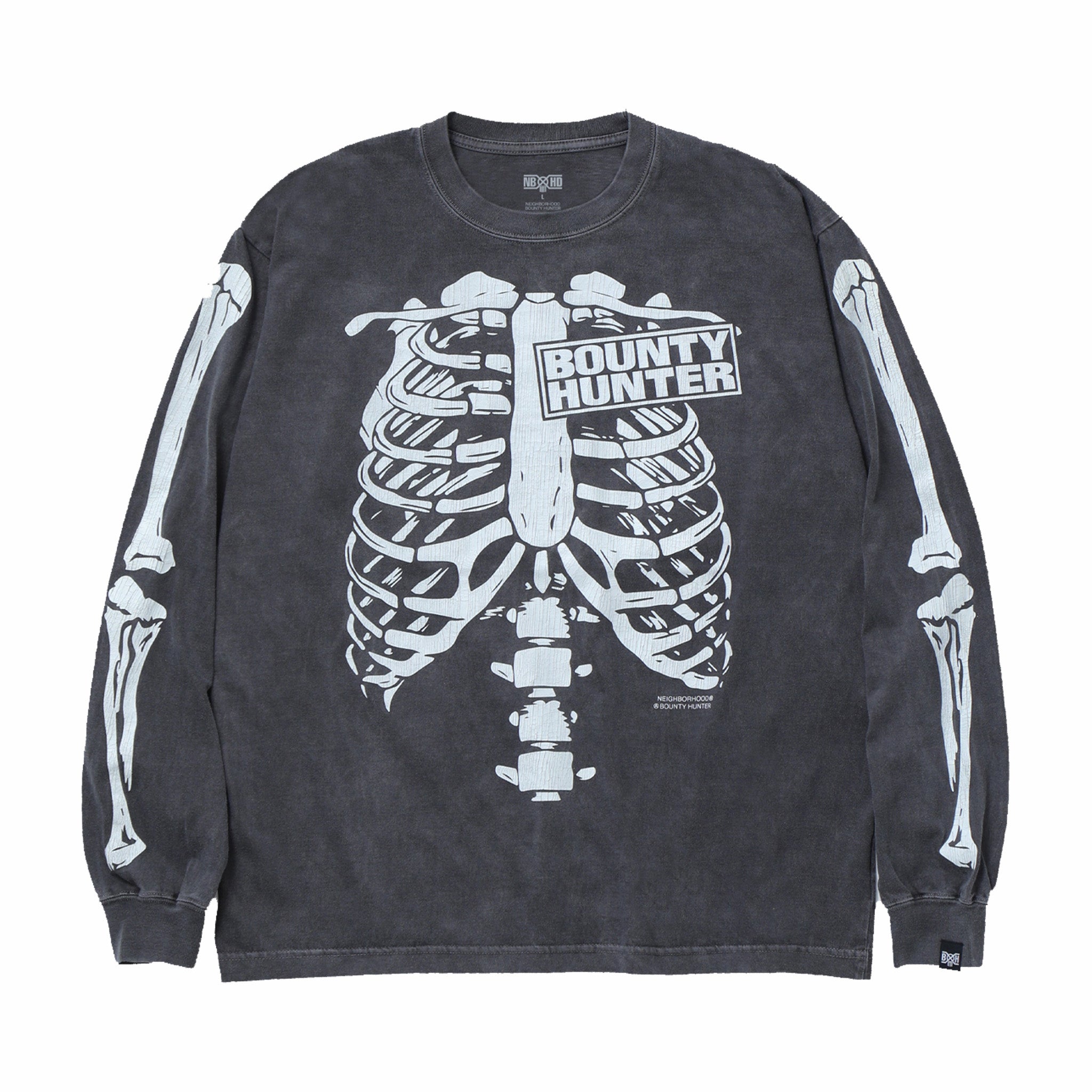 Neighborhood x Bounty Hunter Long Sleeve Tee - Black