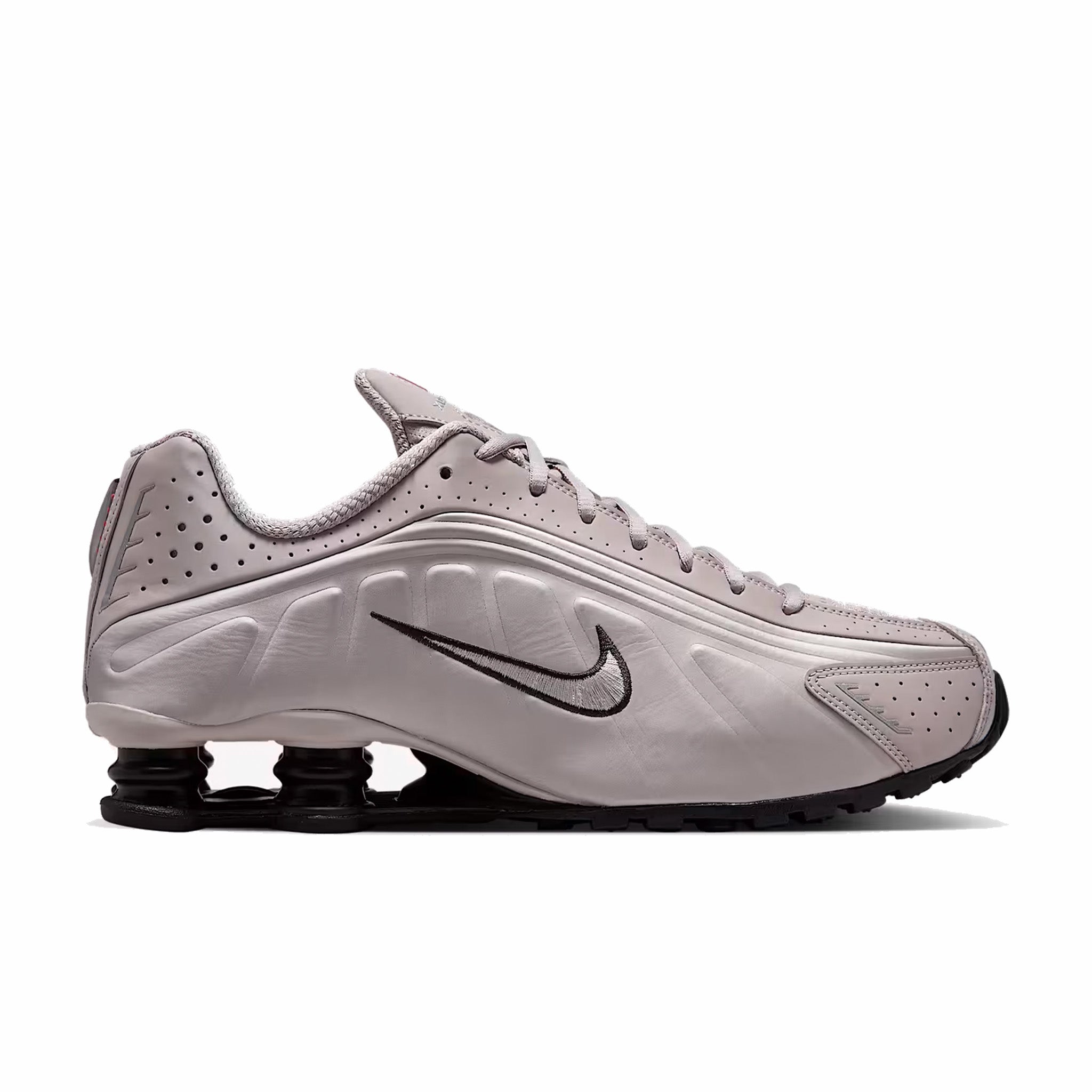 Nike Shox R4 Grey/Black-Red Running Shoes