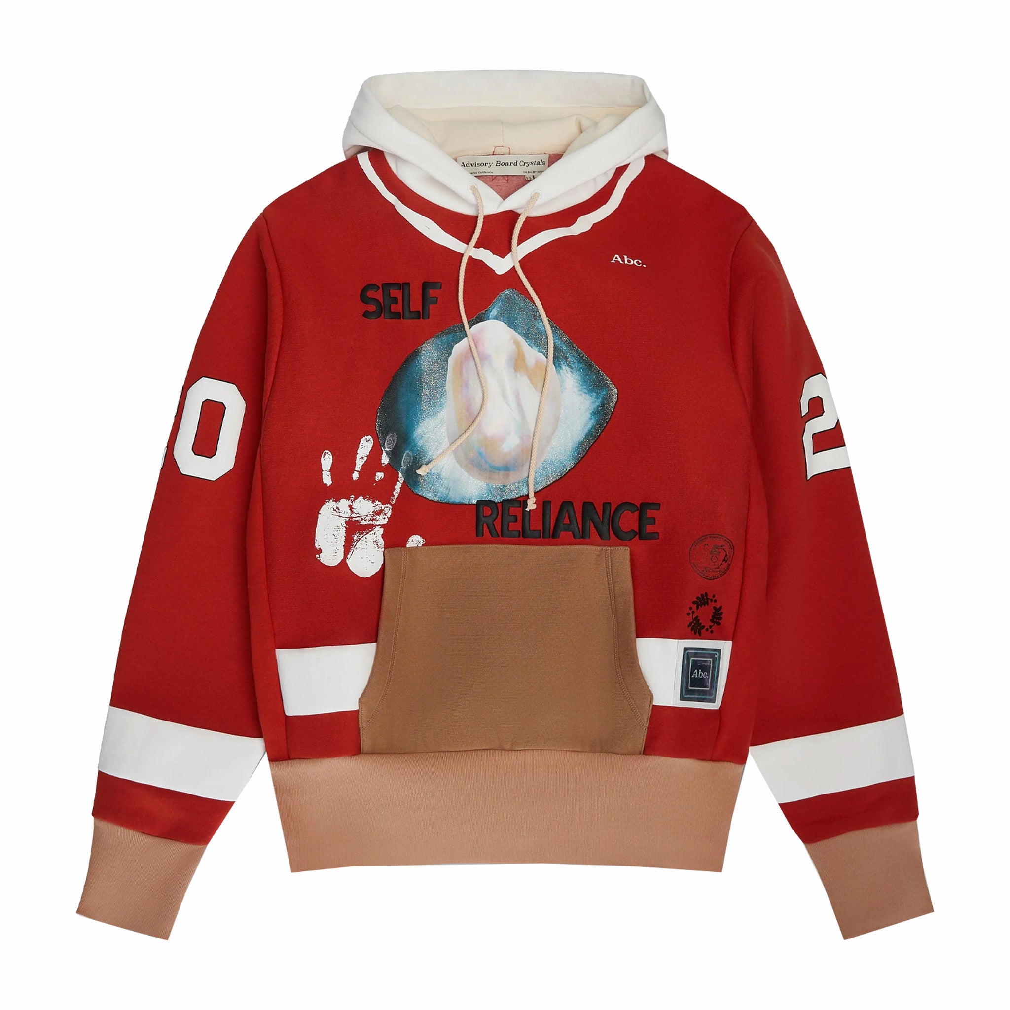 June Birthstone Hoodie – Red/Brown Crystal Design