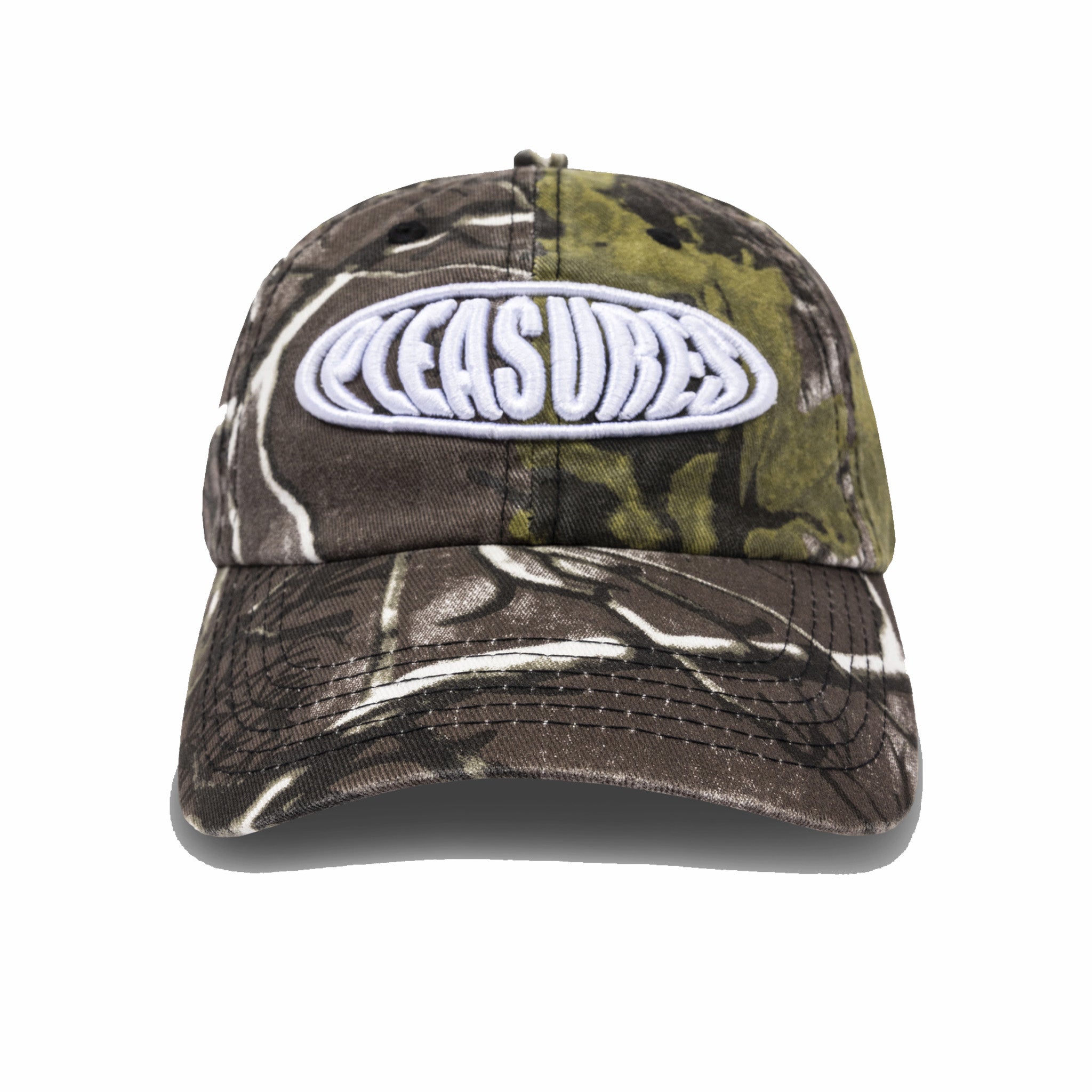 Pleasures Camo Bubble Logo Polo Cap