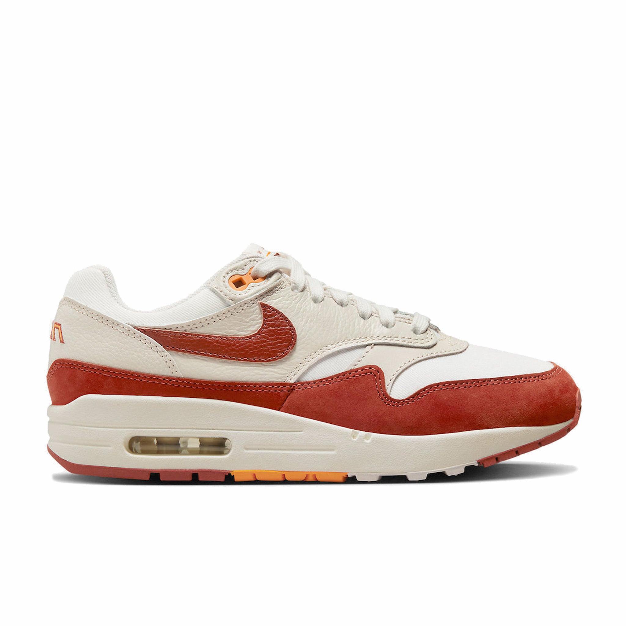 Nike Air Max 1 LX Women's Sneakers in Sail/Rugged Orange