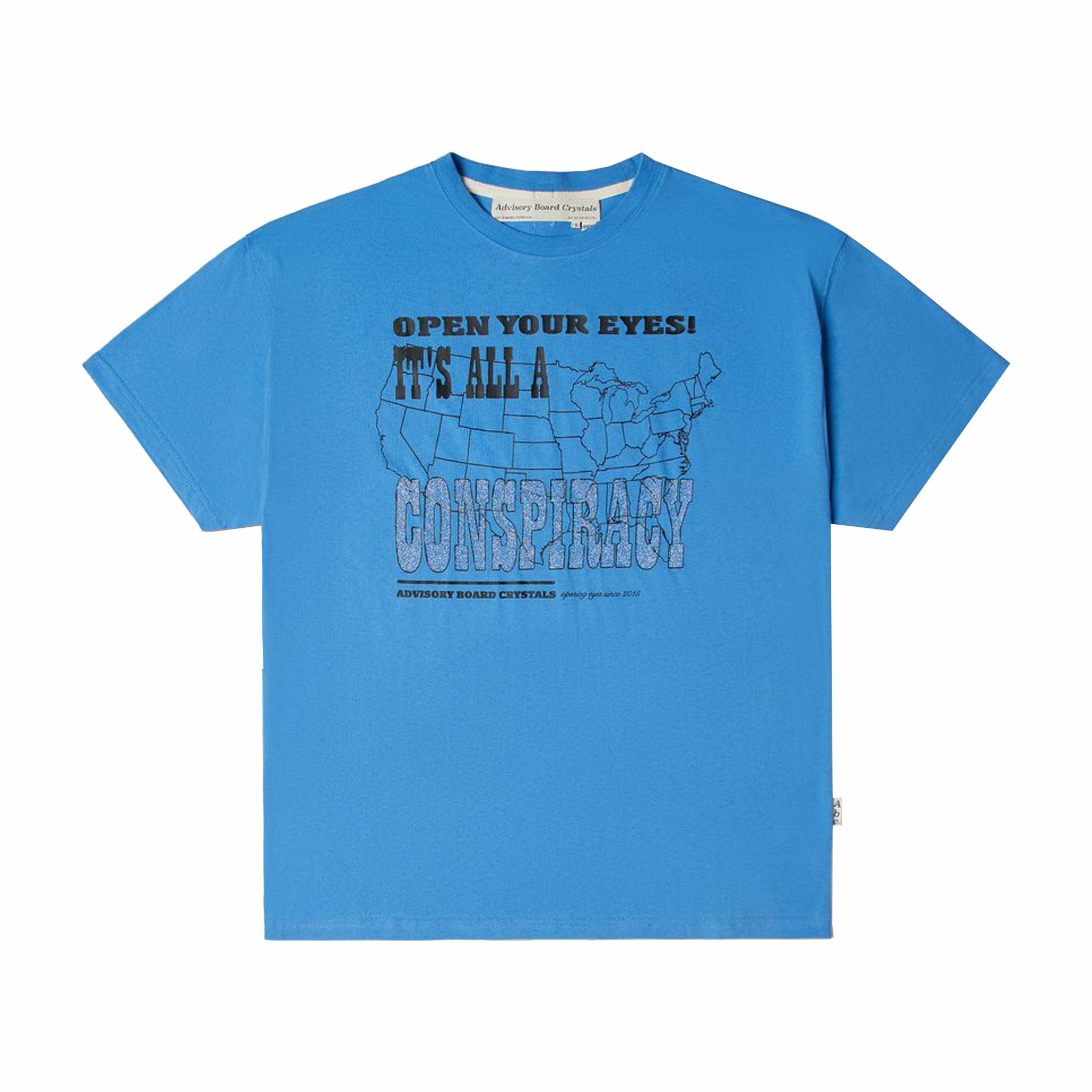 Advisory Board Crystals Conspiracy Tee - Blue