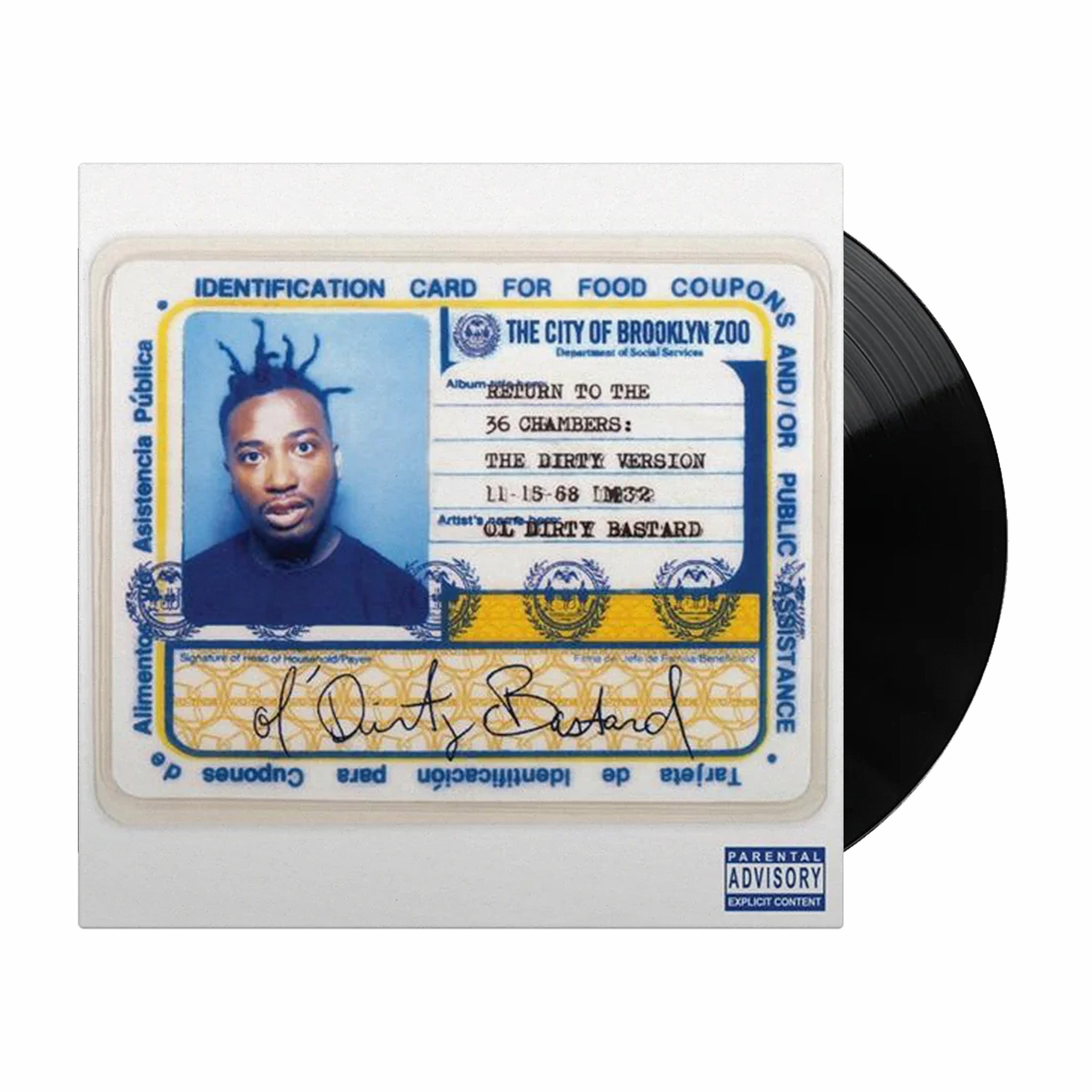 Ol Dirty Bastard 36 Chambers 2XLP Vinyl (Black)