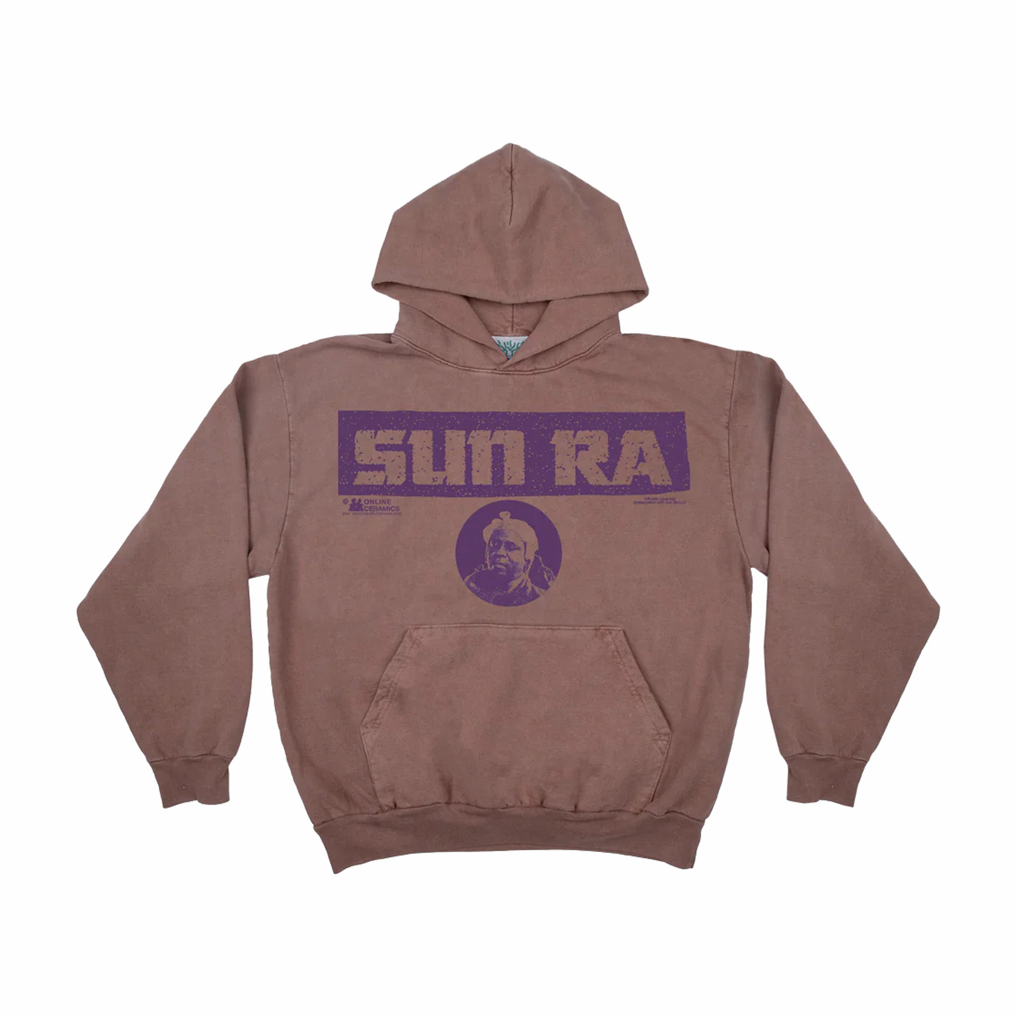 Sun Ra Logo Fleece Hoodie by Online Ceramics