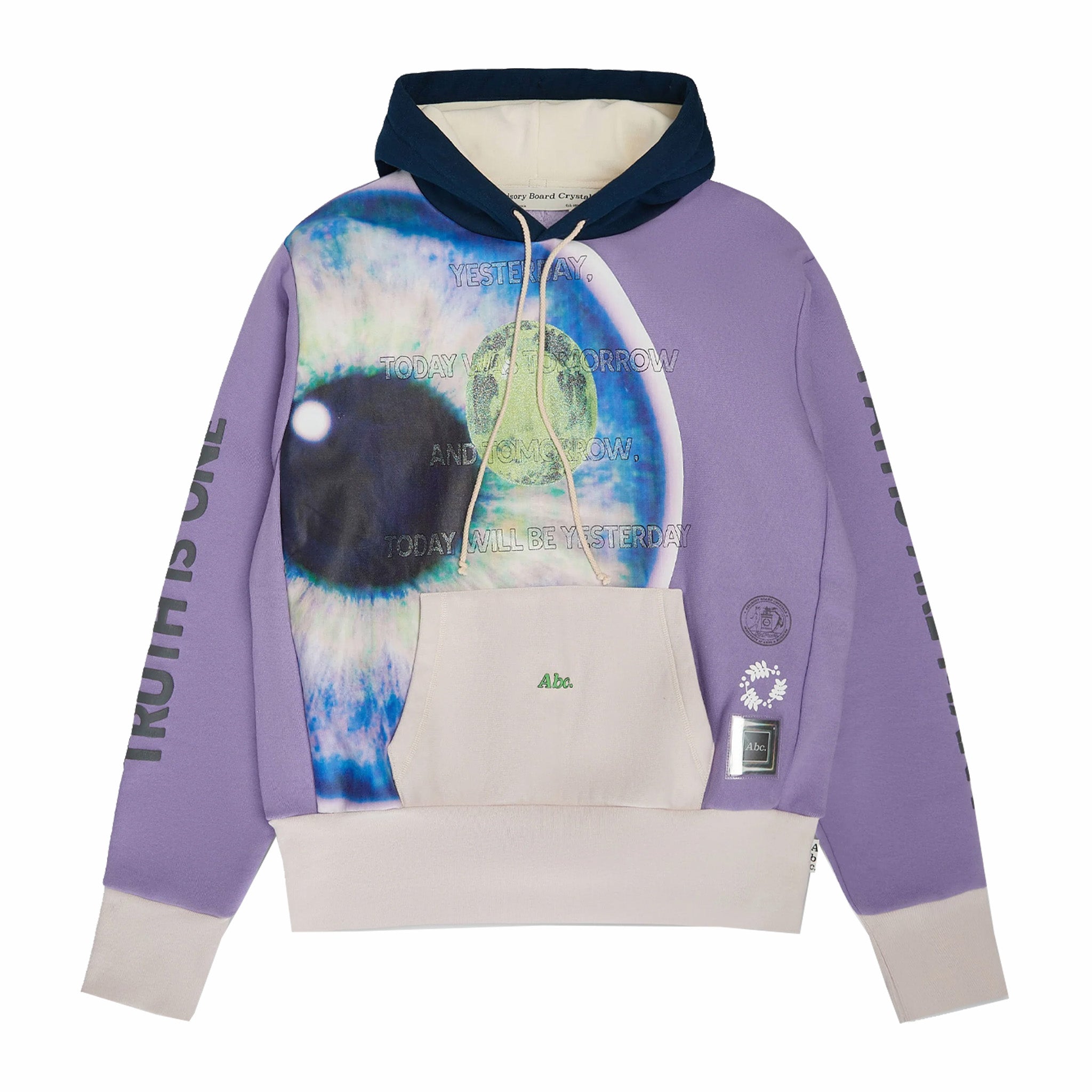 August Birthstone Hoodie - Purple Crystal Design