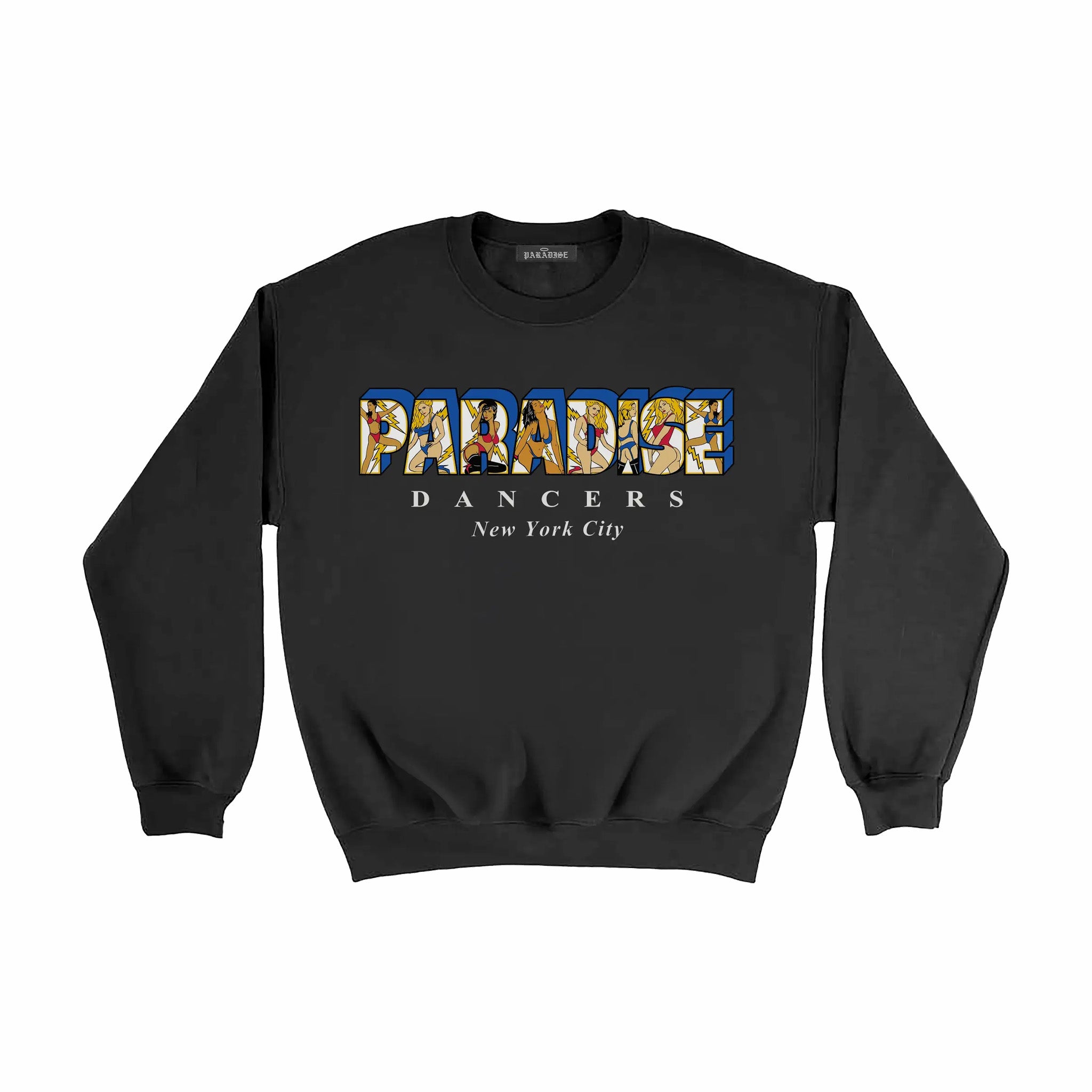 Paradise NYC Flash Dancers II Black Crewneck