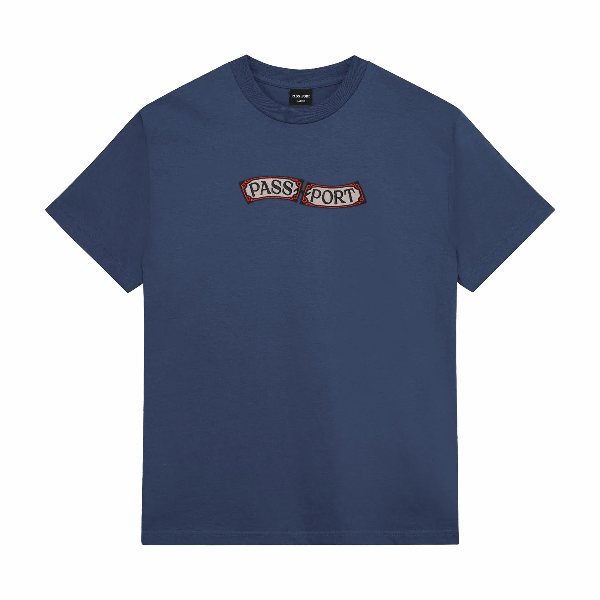 Red Flag Tee in Harbor Blue by Pass~Port