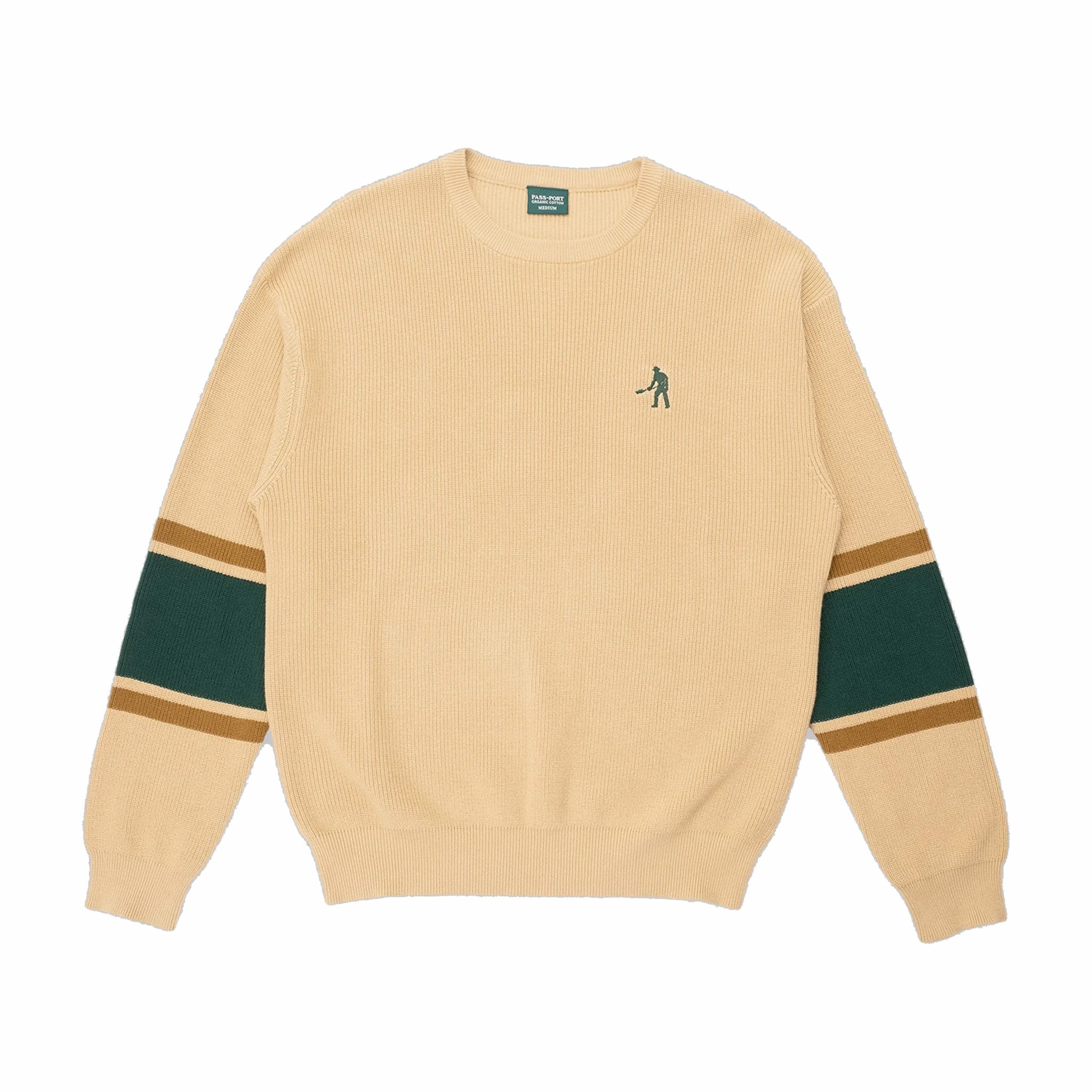 Pass~Port Organic Knit Sweater - Cream Stripe