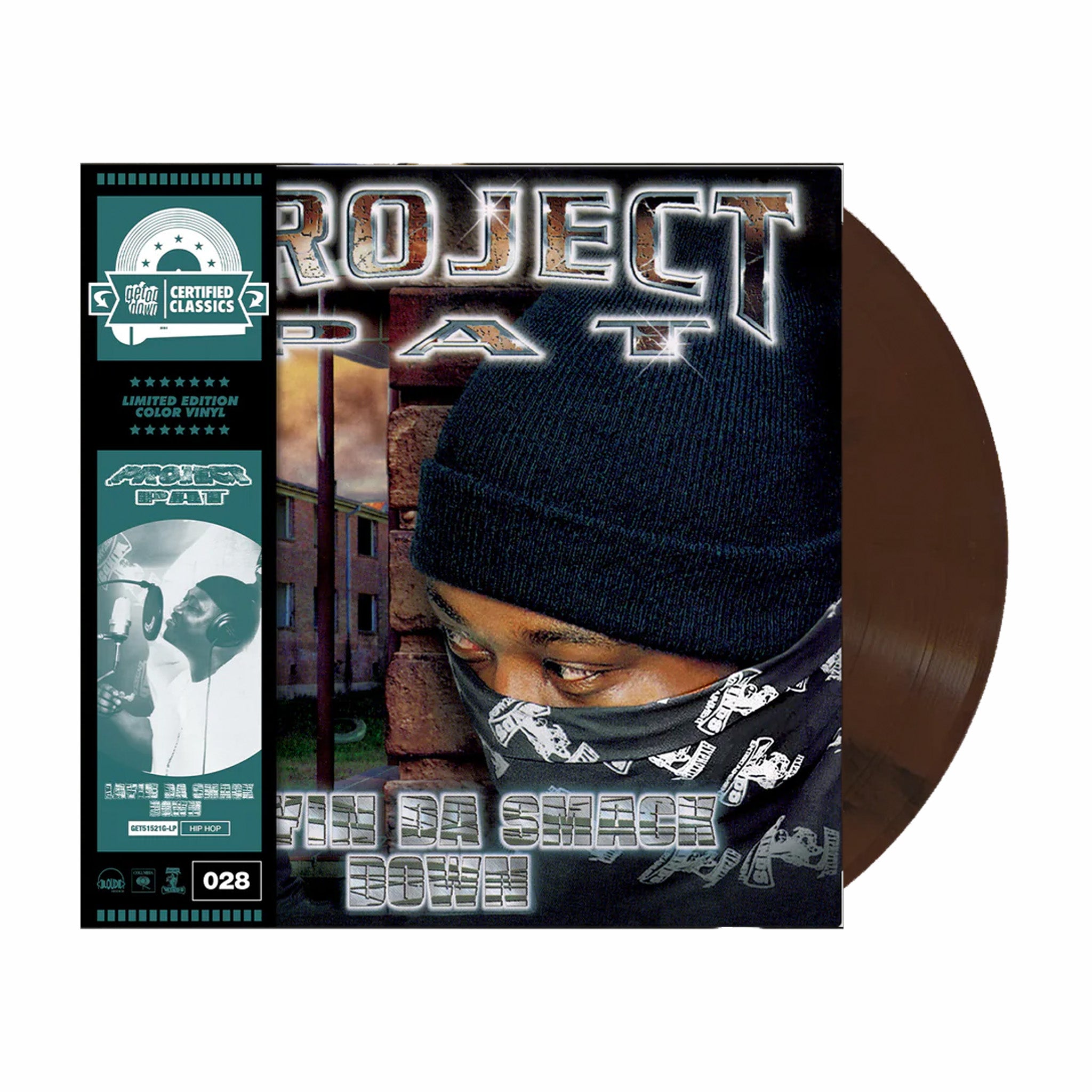 Project Pat "Layin Da Smack Down" Brown/White Vinyl 2XLP