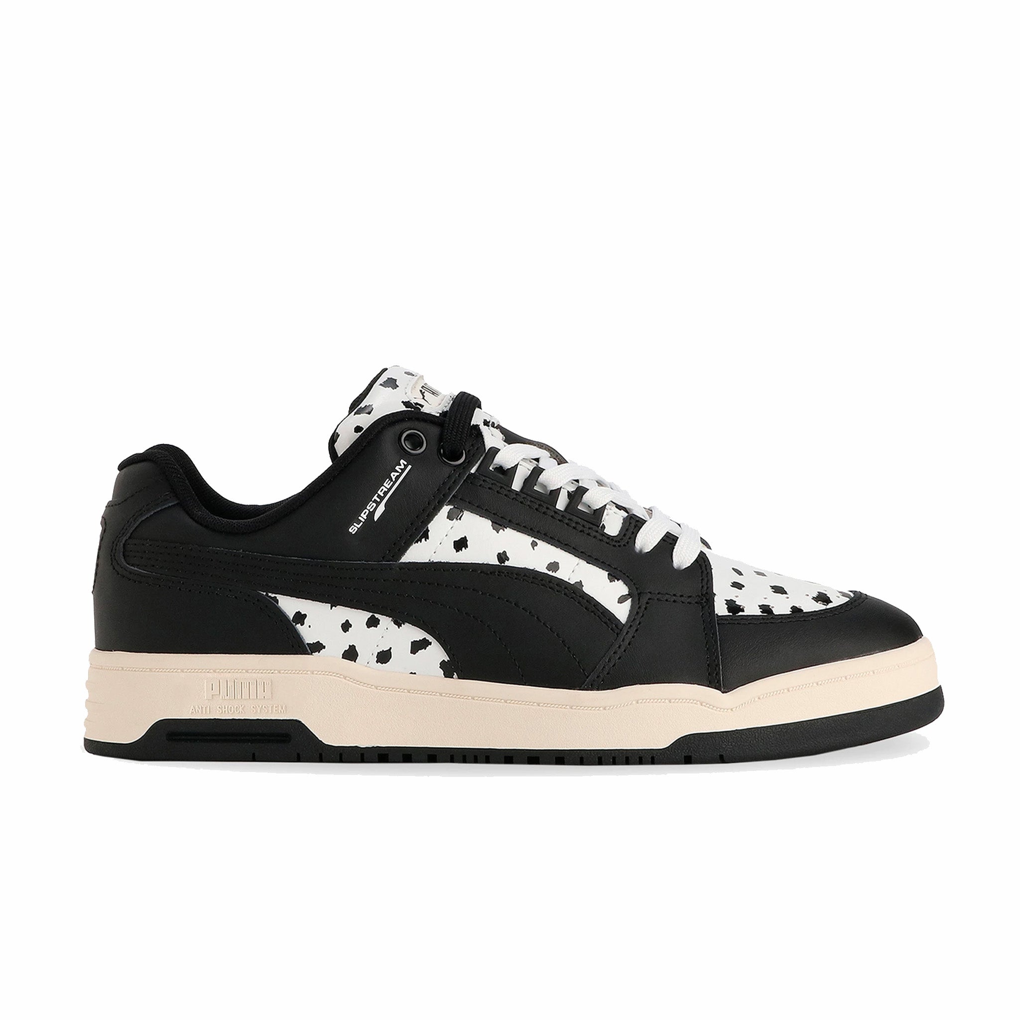 Puma Slipstream Lo Sneakers in Warm White & Black