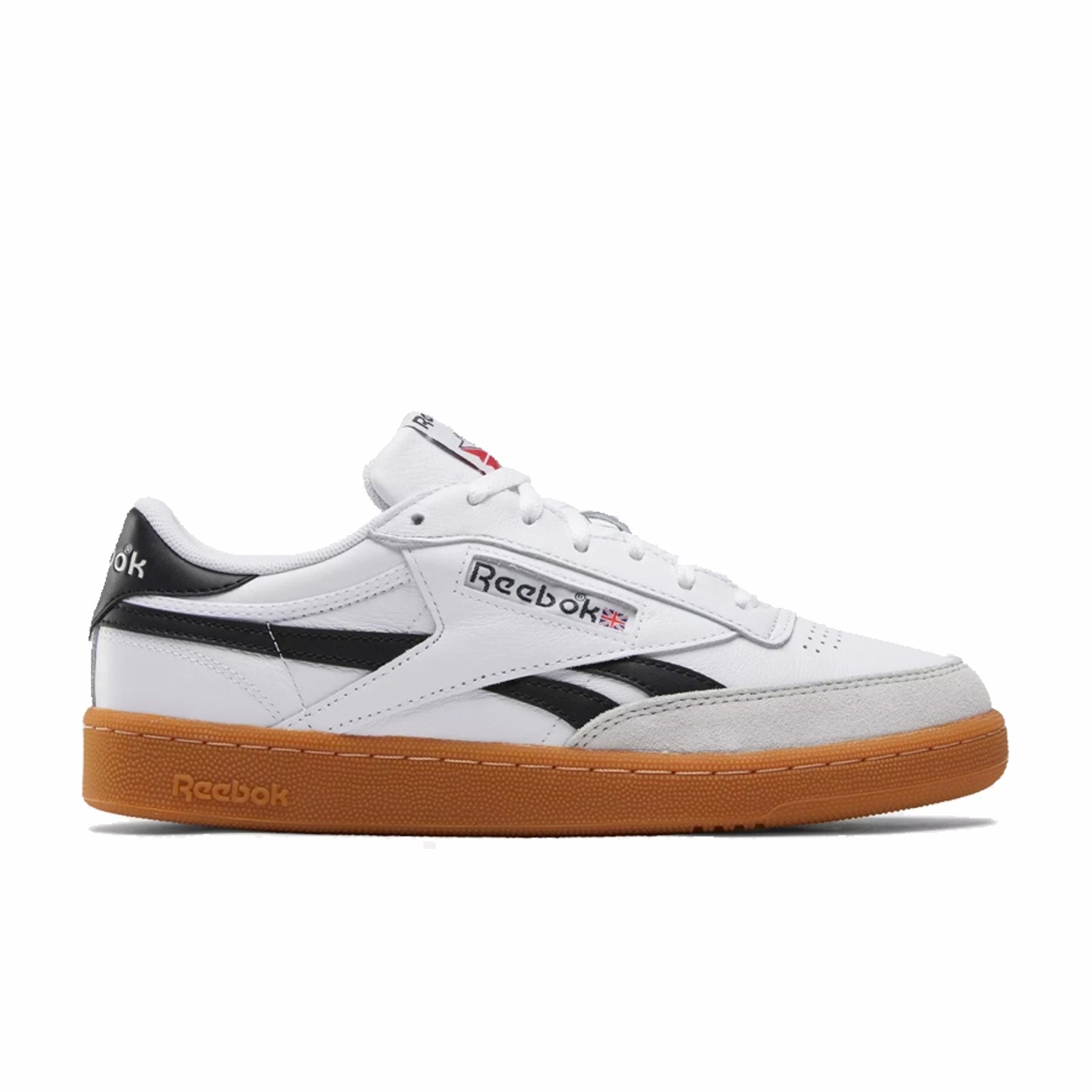Reebok Club C Revenge Sneakers in White & Black