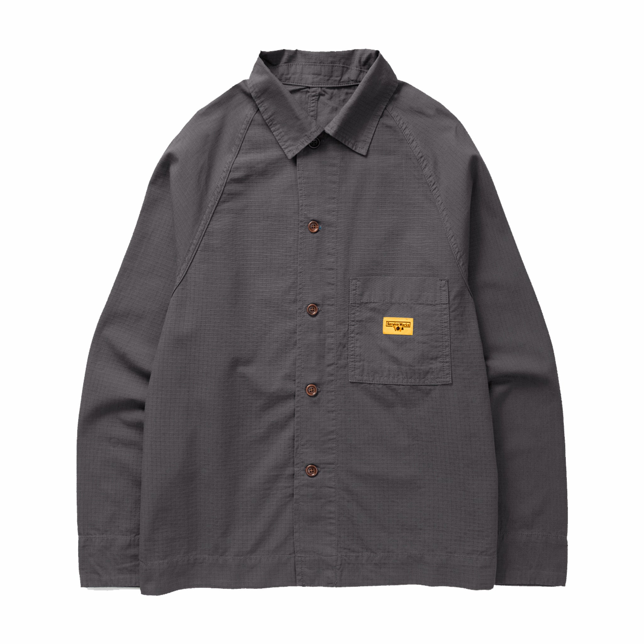 Ripstop FOH Jacket in Washed Black – Service Works
