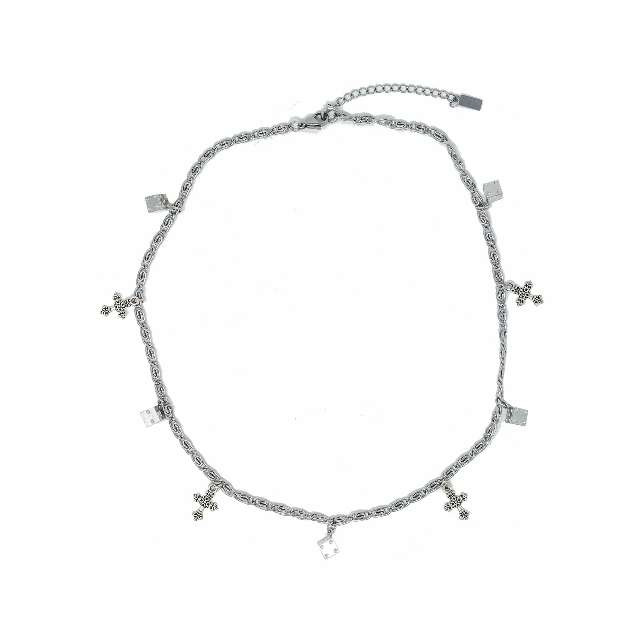Venus Knightly Silver Necklace w/ Extender (18-20")