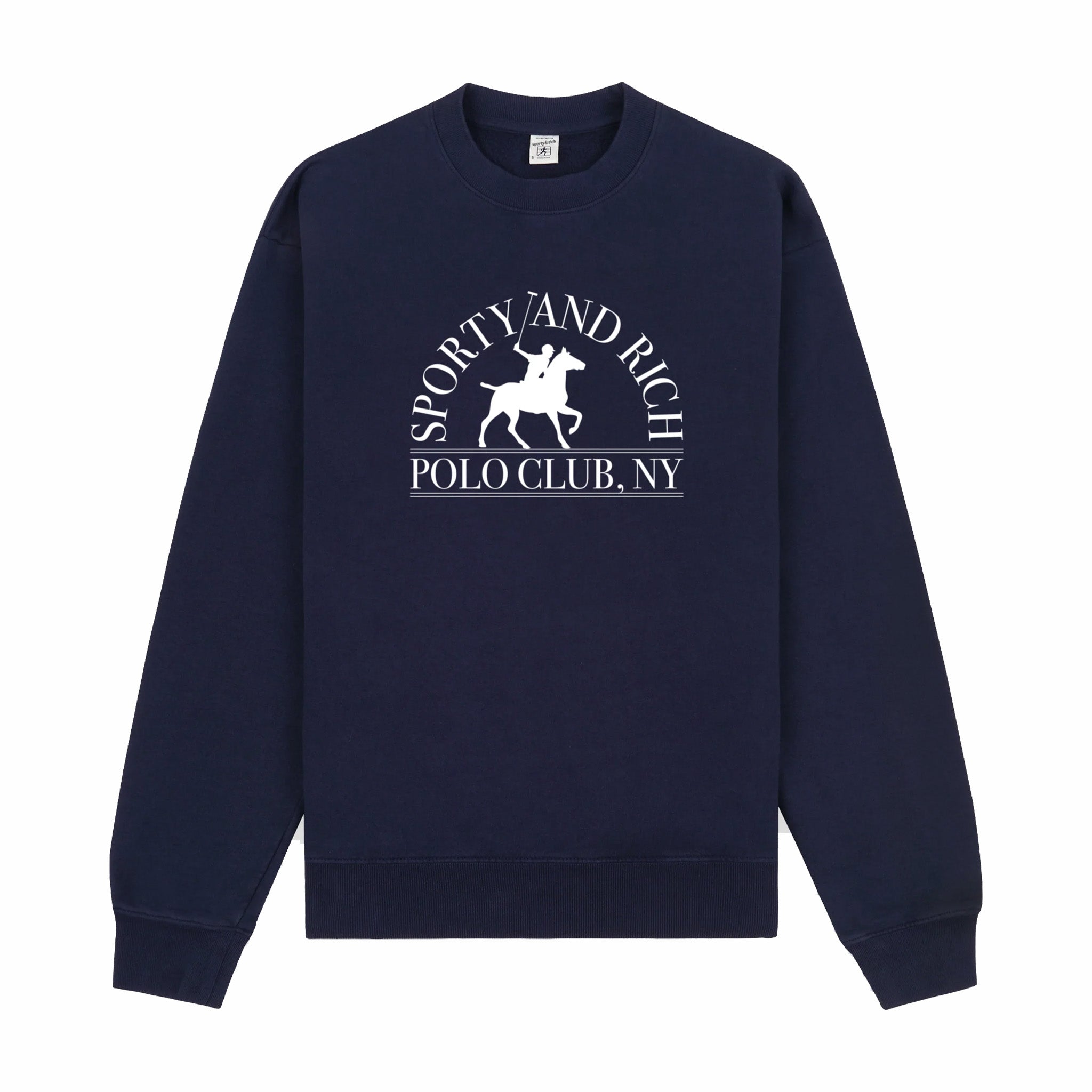 Men's Sporty & Rich Polo Club Crewneck - Navy & White