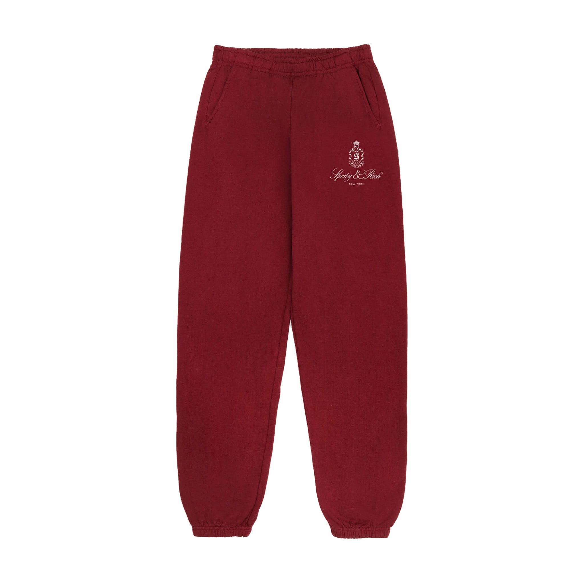 Sporty & Rich Merlot Sweatpants - Comfort Fit