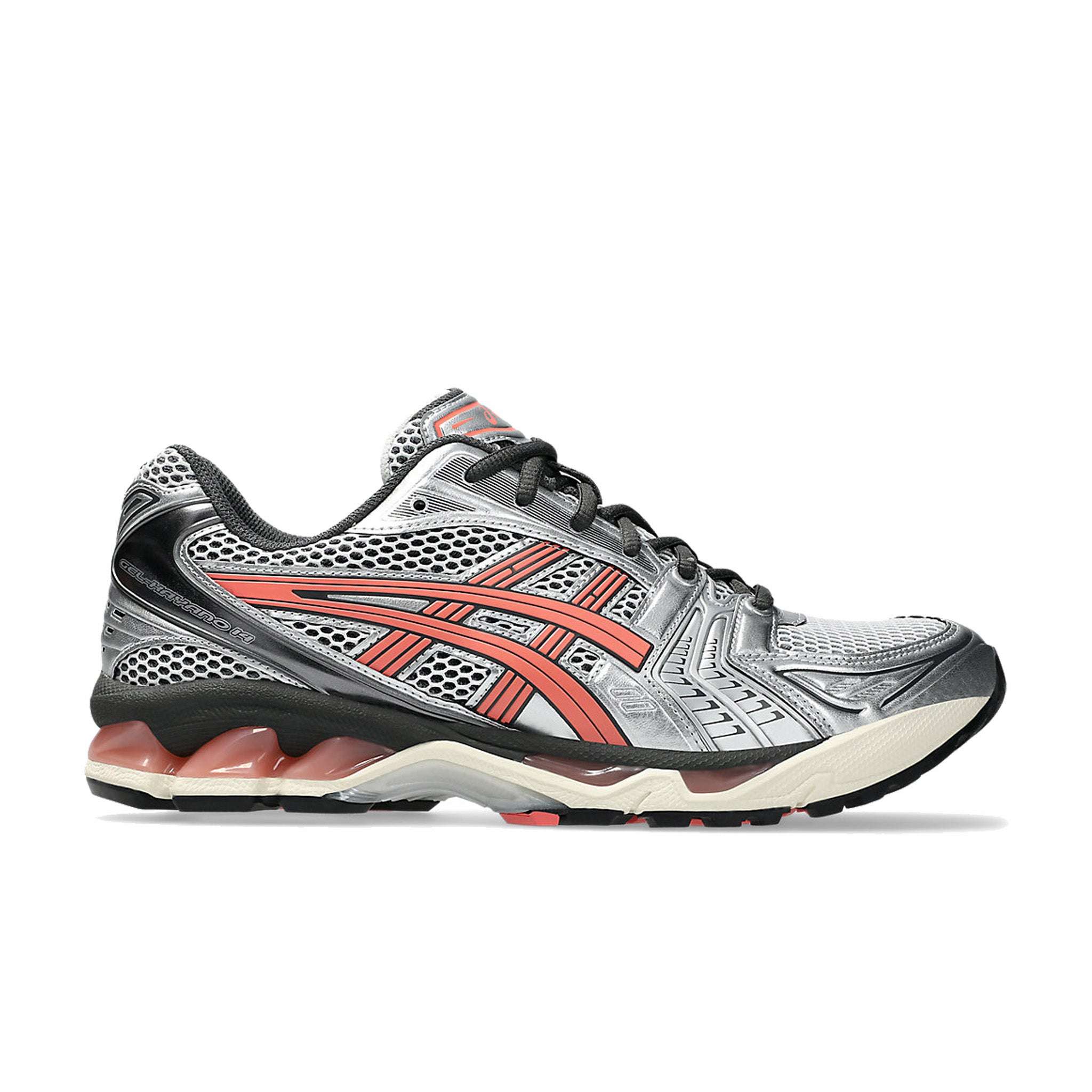 ASICS Gel-Kayano 14 Men's Running Shoes (White/Papaya)