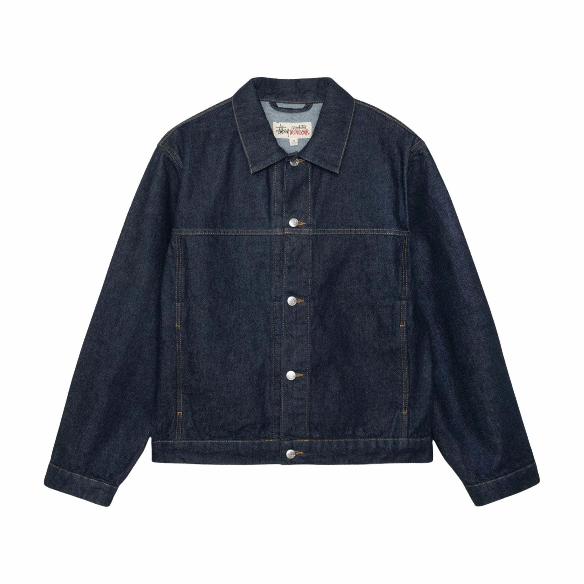 Stüssy Rinsed Indigo Denim Trucker Jacket