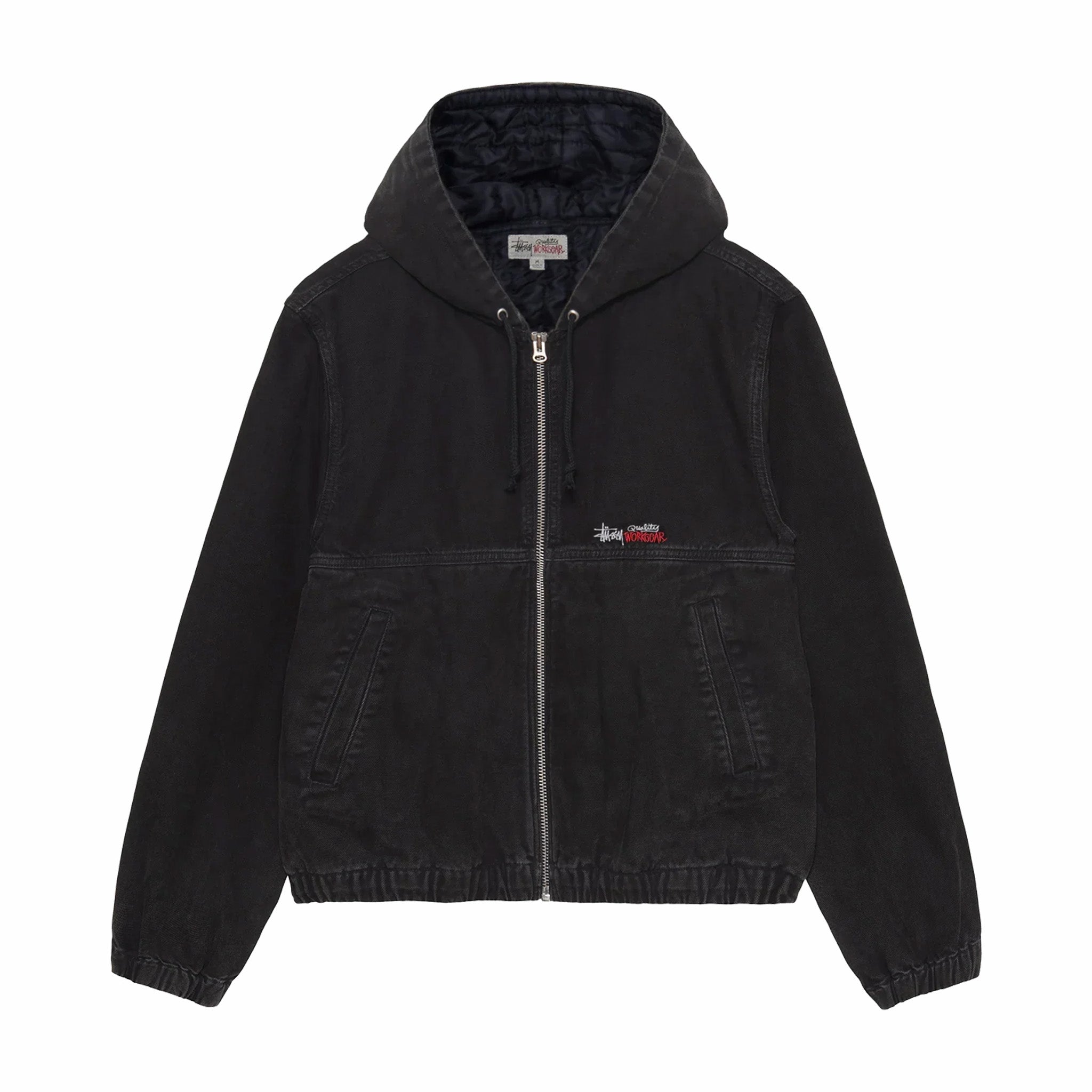 Stussy Insulated Canvas Work Jacket - Black