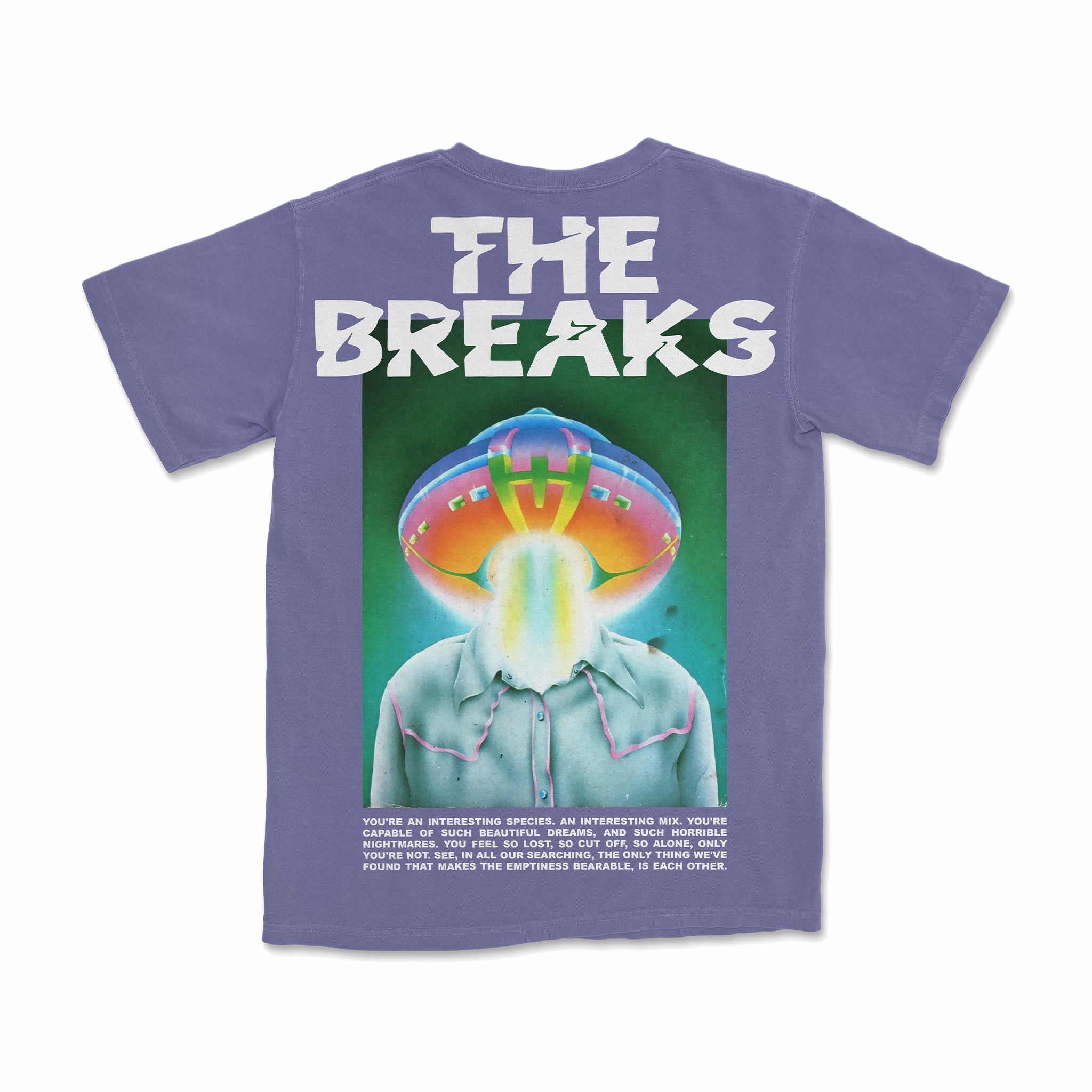 Breaks Sagan Purple Graphic Tee