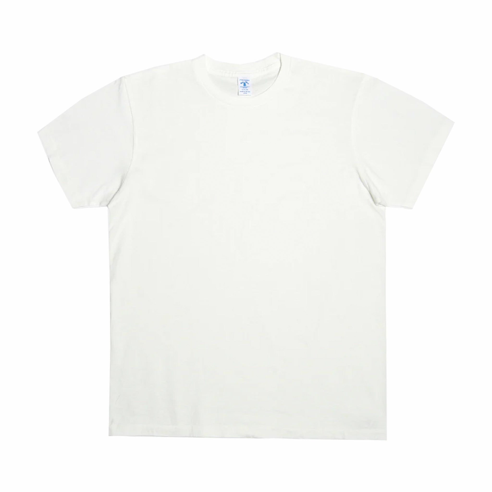 Classic White Crew Neck Tee by Velva Sheen