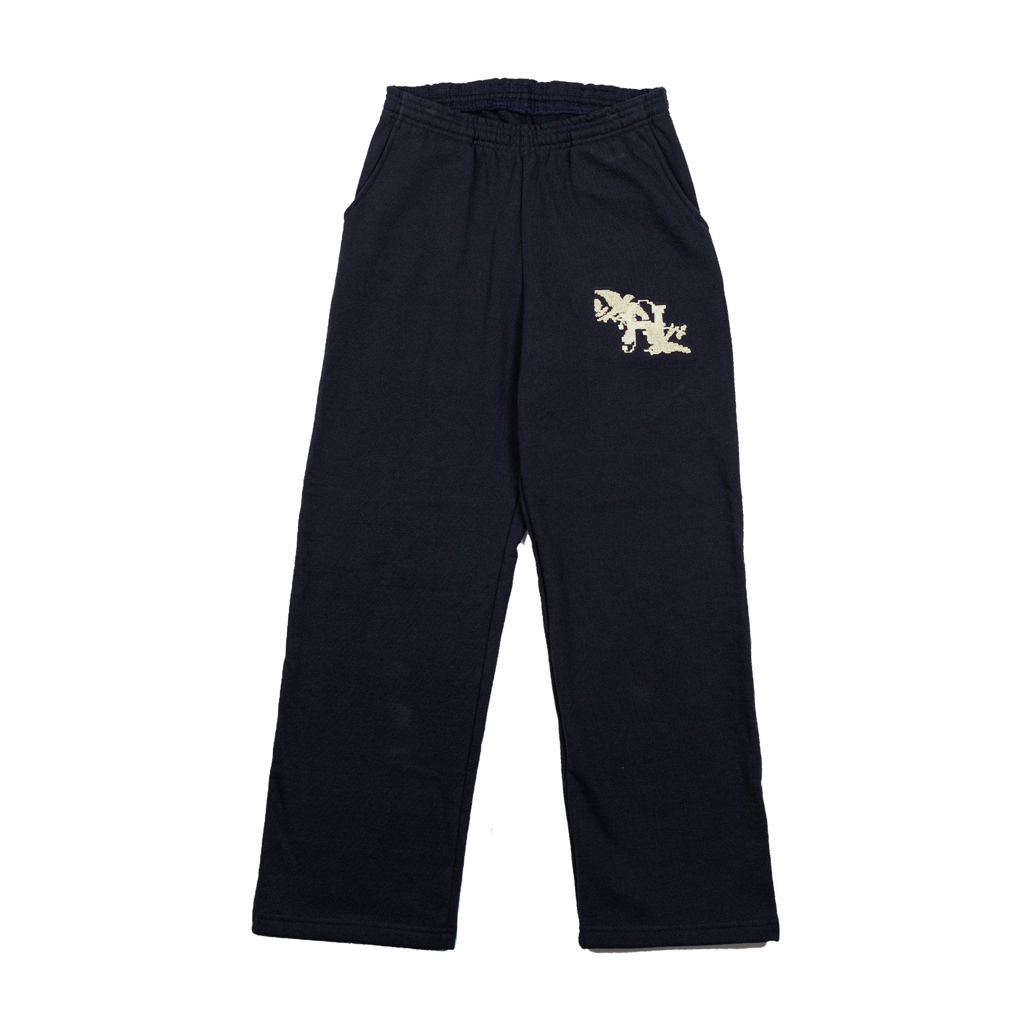 August Lovebirds Wide-Leg Sweatpants - Navy