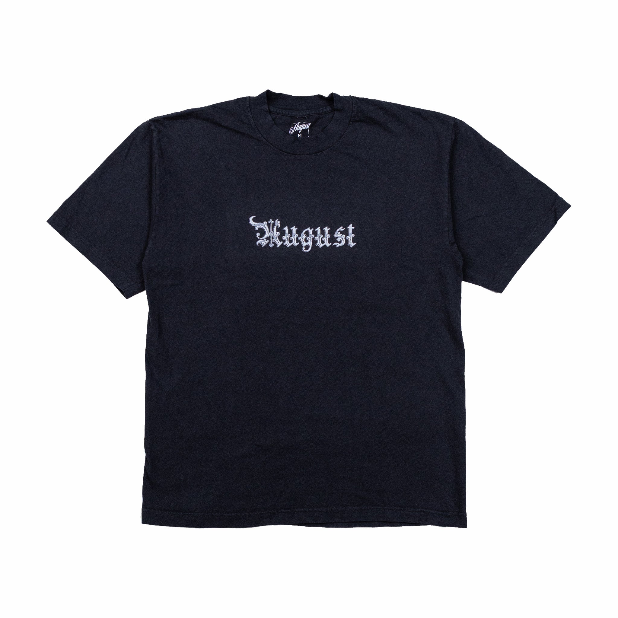 August Ornate Logo Tee - Black Edge Design