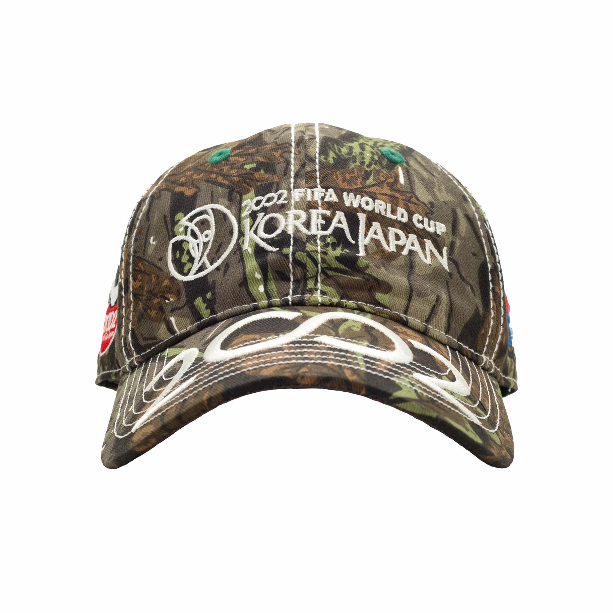 b.Eautiful Camo & White 6-Panel Snapback Hat