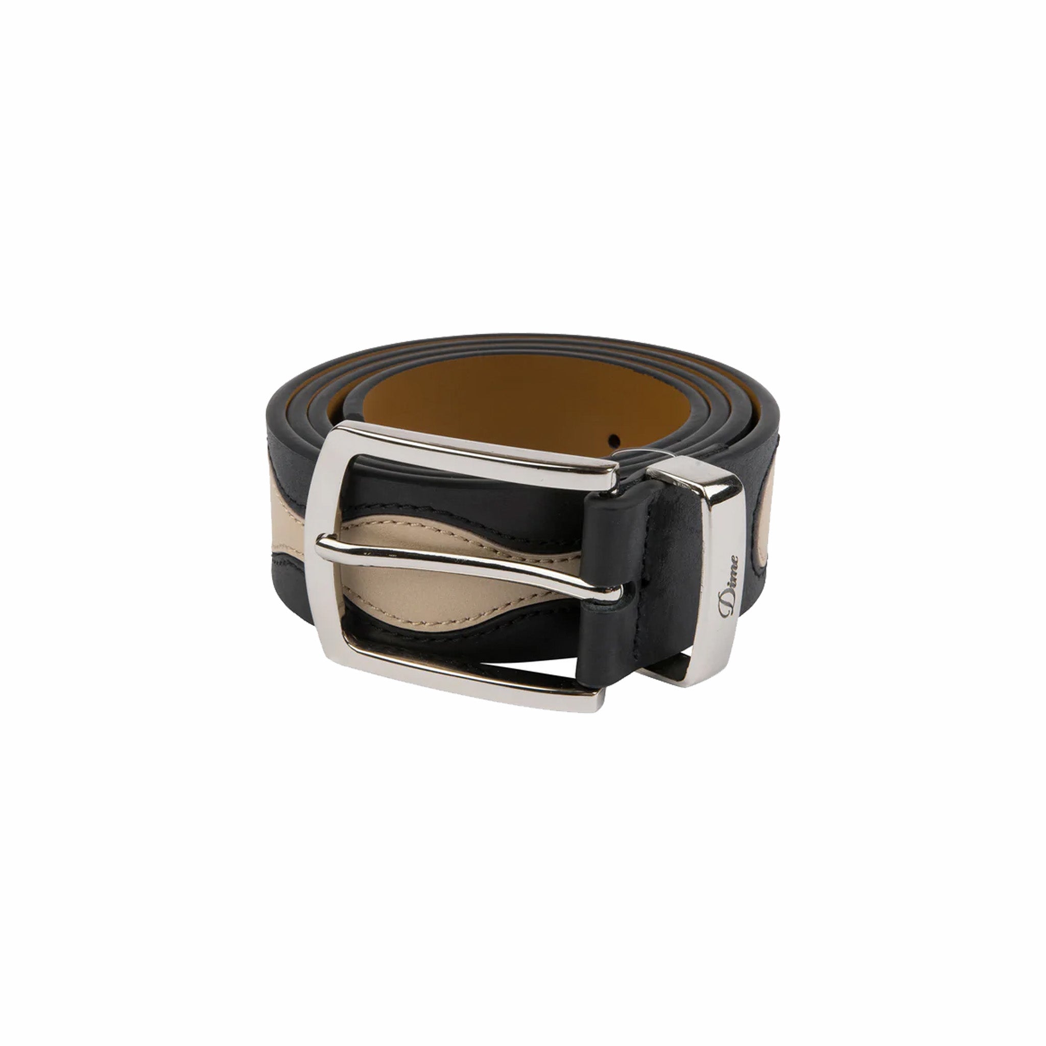 Black Premium Leather Belt by Dime