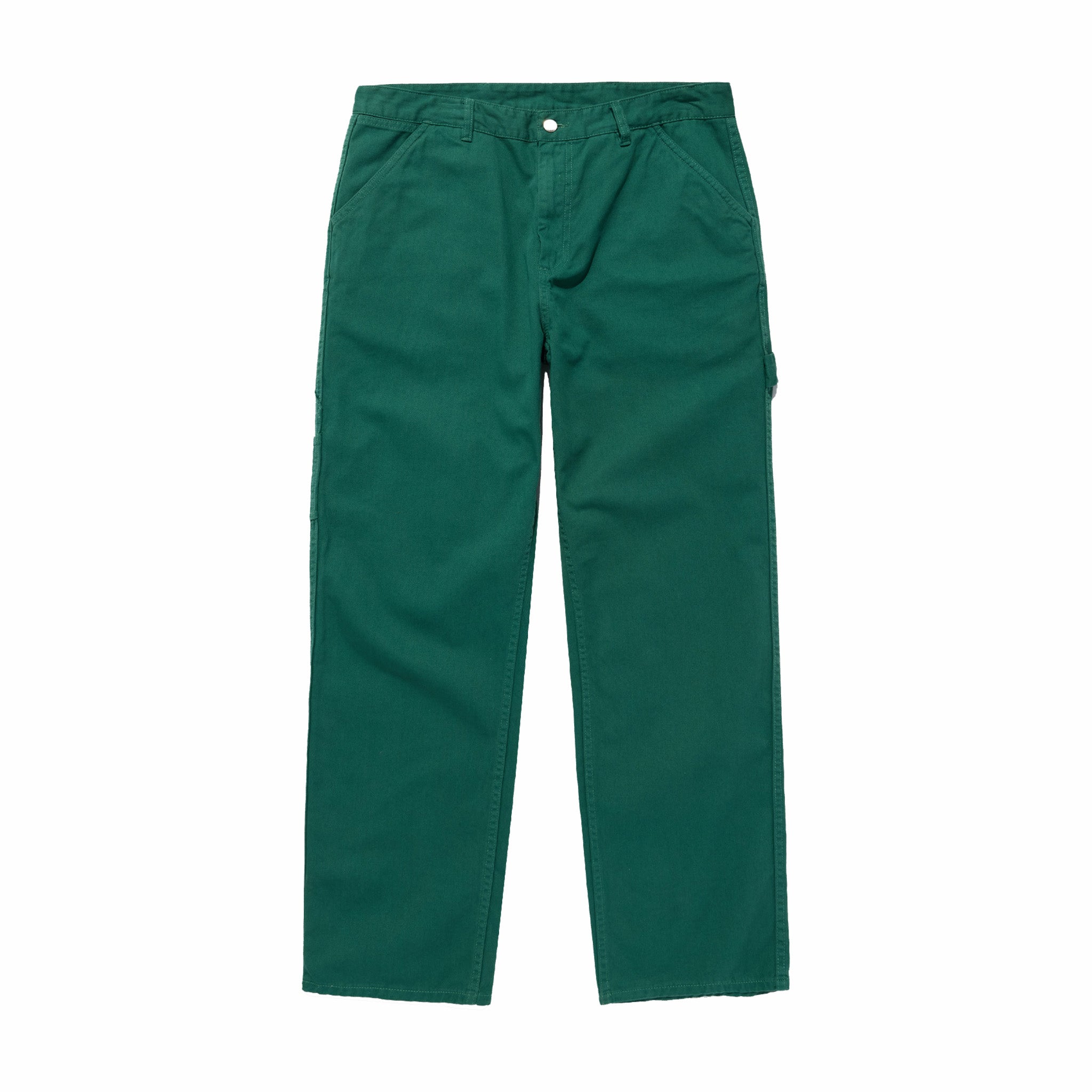 Awake NY Washed Green Dyed Cotton Painter Pants