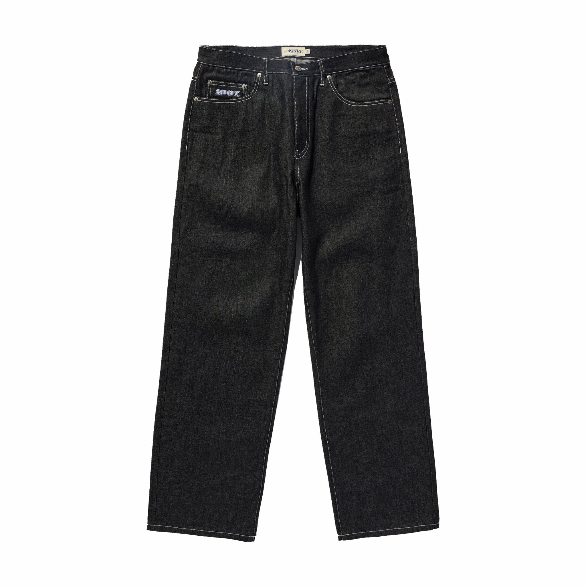 Awake NY Black Denim Jeans - 5 Pocket Style