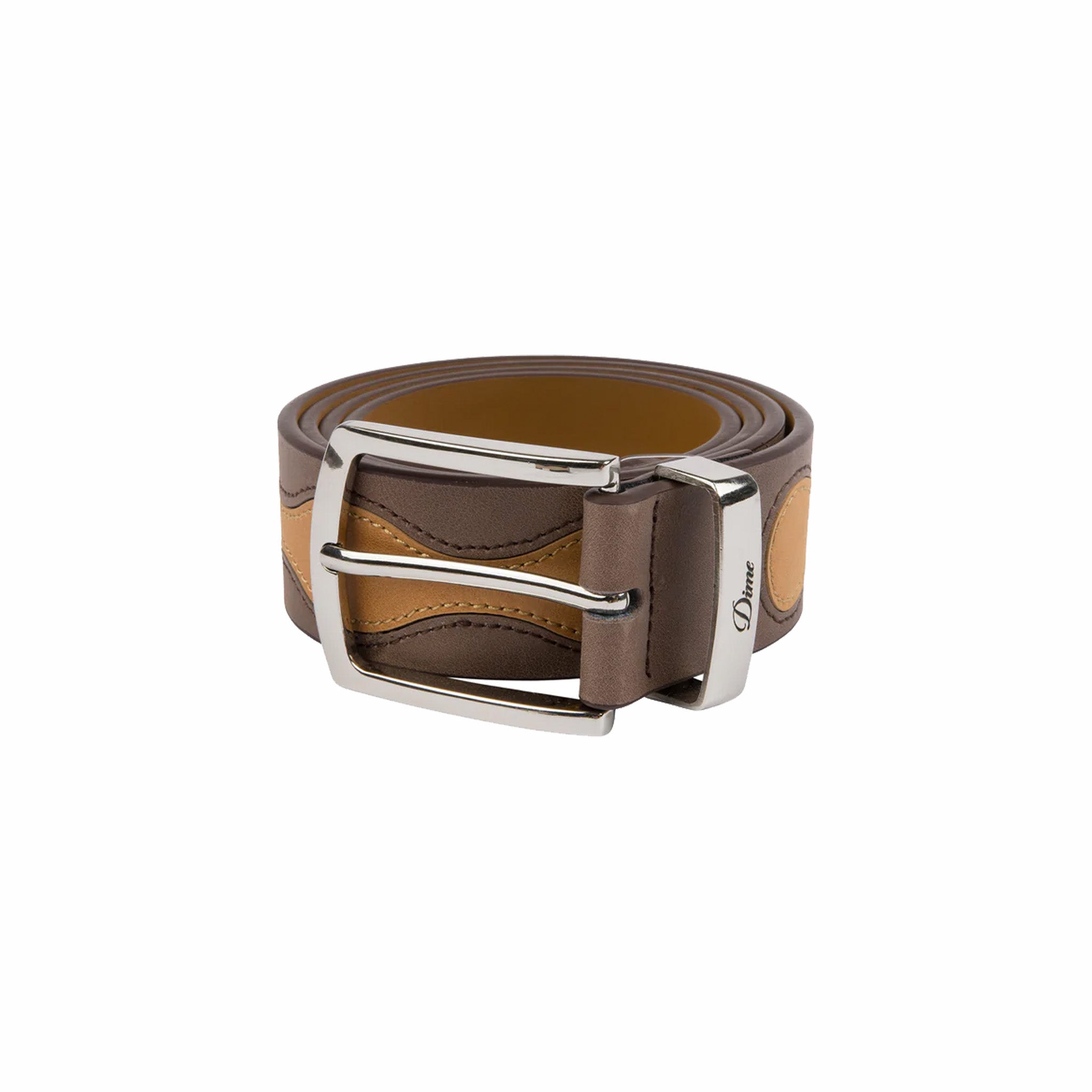 Premium Brown Leather Belt by Dime