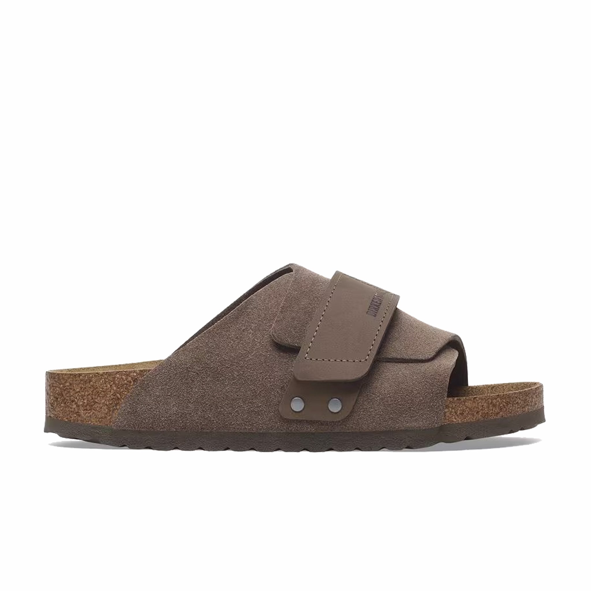 Men's Birkenstock Kyoto Leather Sandals - Concrete Gray
