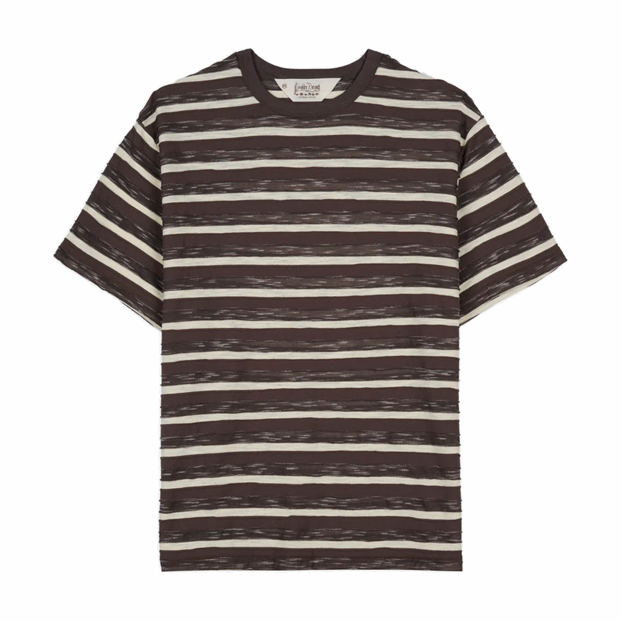 Brain Dead Casey Brown Striped Tee