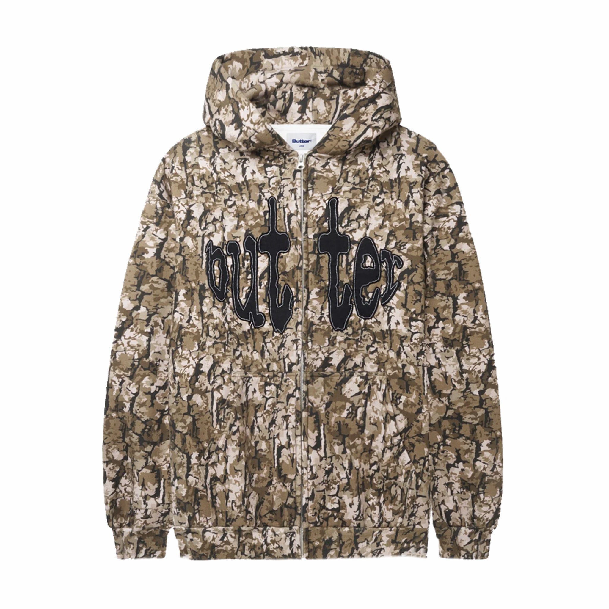 Butter Goods Camo Zip-Up Hoodie