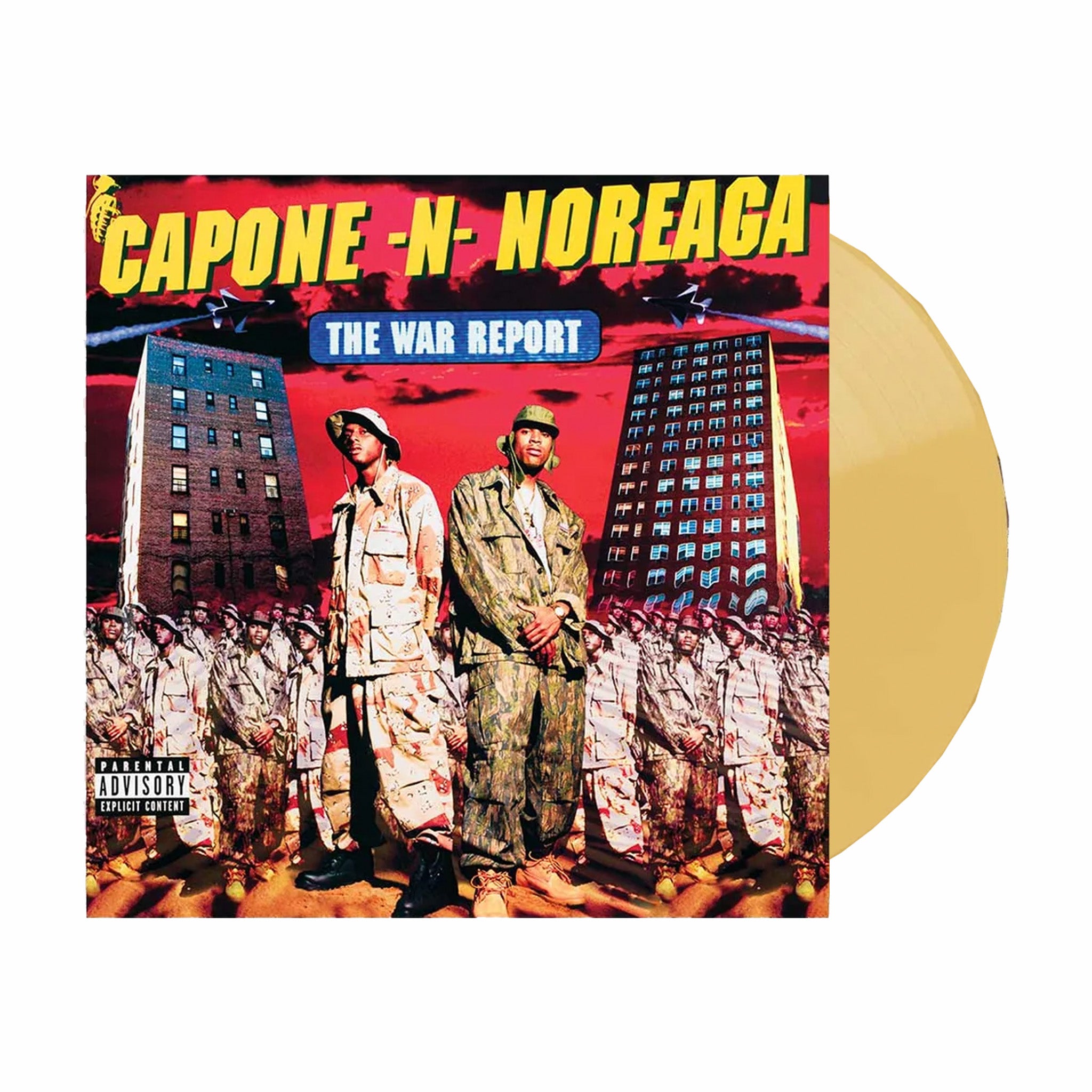 Capone-N-Noreaga 'The War Report' 25th Anniv. Yellow 2XLP